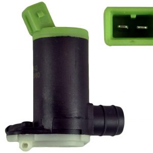 643460 Twin Outlet Windscreen Washer Pump Replacement For 106, 206, 306 ,Partner, Berlingo, Saxo