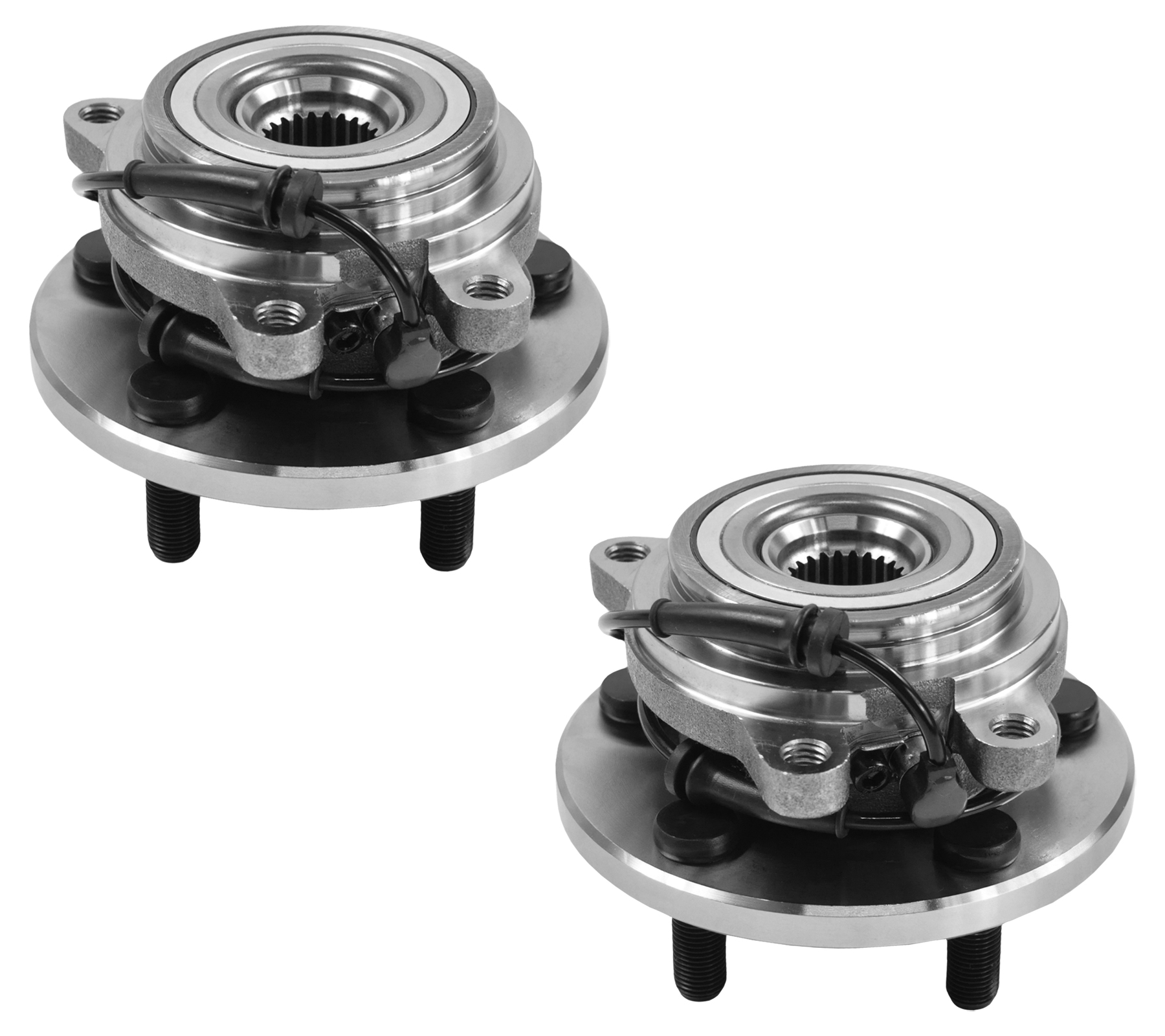 Rear Wheel Bearing Hub Assembly With Abs Sensor Pair Tay100050 for Land Rover Discovery 2 - Image 2