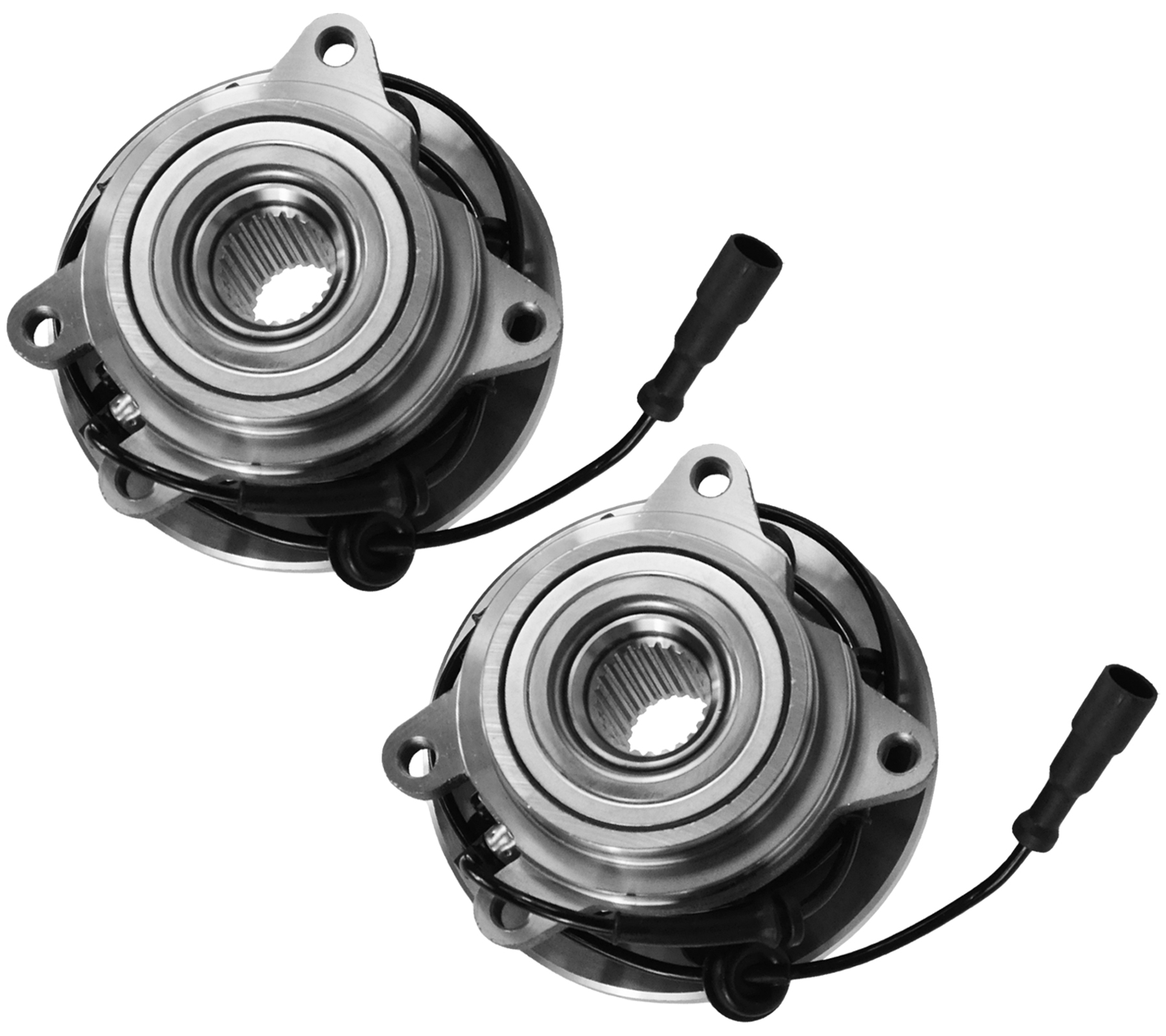 2x WHEEL BEARING HUB WITH ABS SENSOR FRONT FOR LAND ROVER DISCOVERY 2 TAY100060 - Image 6