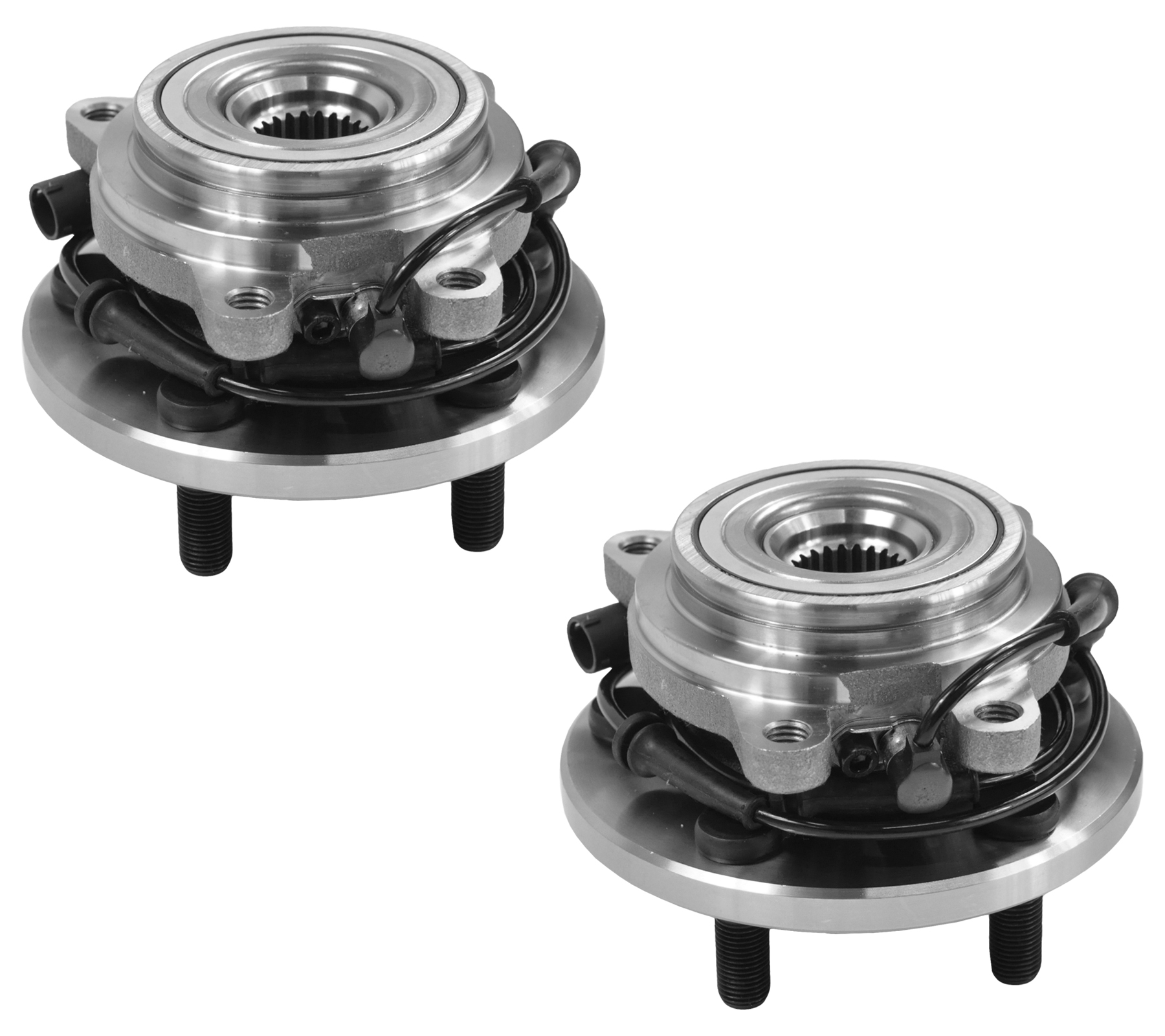 2x WHEEL BEARING HUB WITH ABS SENSOR FRONT FOR LAND ROVER DISCOVERY 2 TAY100060 - Image 8