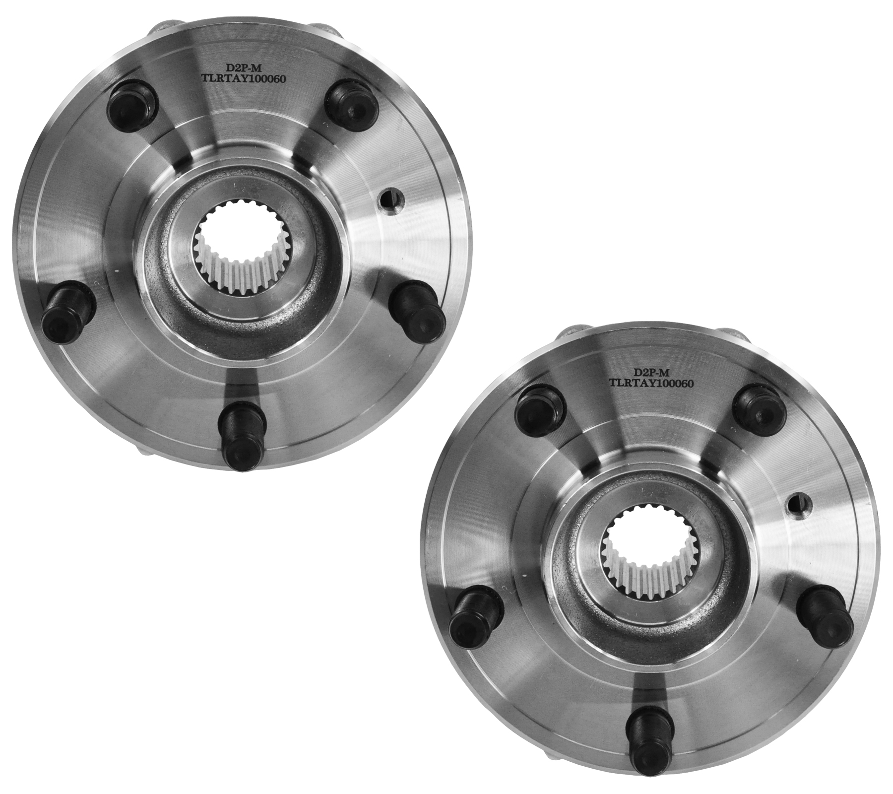 2x WHEEL BEARING HUB WITH ABS SENSOR FRONT FOR LAND ROVER DISCOVERY 2 TAY100060 - Image 2