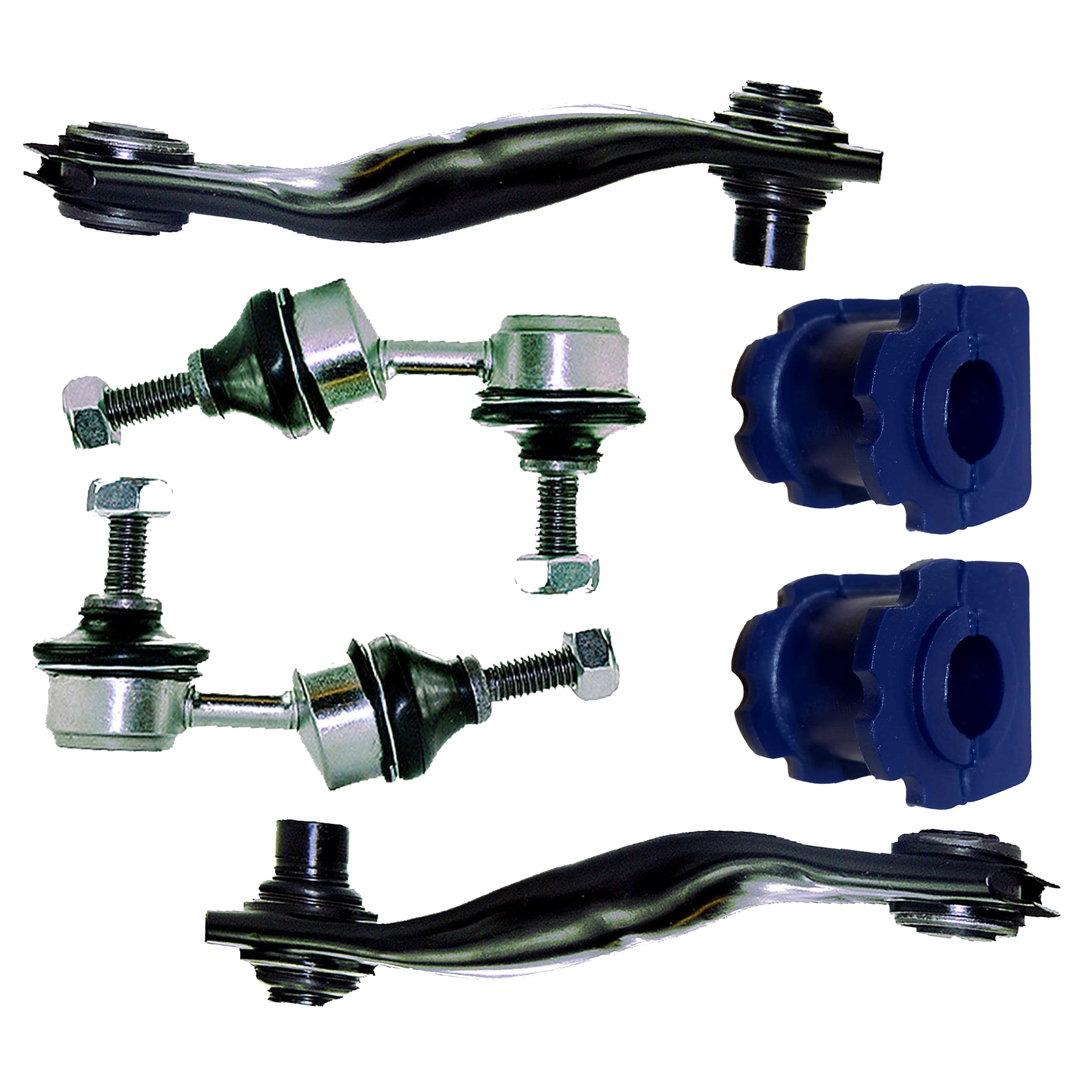 C2S50863 Rear Lower Control Arms Poly Bushes & Drop Links Kit Replacement For Jaguar X-type - Image 7