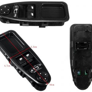 Front Right Driver Side Electric Window Switch For Citroen, Fiat, Peugeot 6554.Zj, 6554Zj