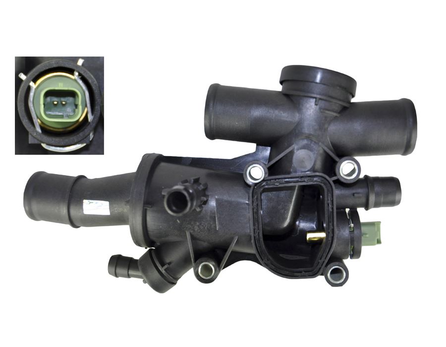 Thermostat With Housing + Sensor For Citroen, Fiat, Ford, Lancia, Peugeot & Volvo 30735589, 1336Y9