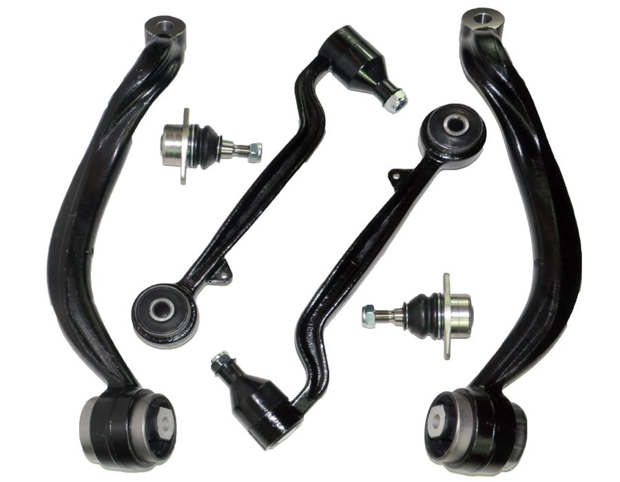 Front Upper & Lower Suspension Control Arms & Ball Joints Kit For Range Rover Mk3 (L322)