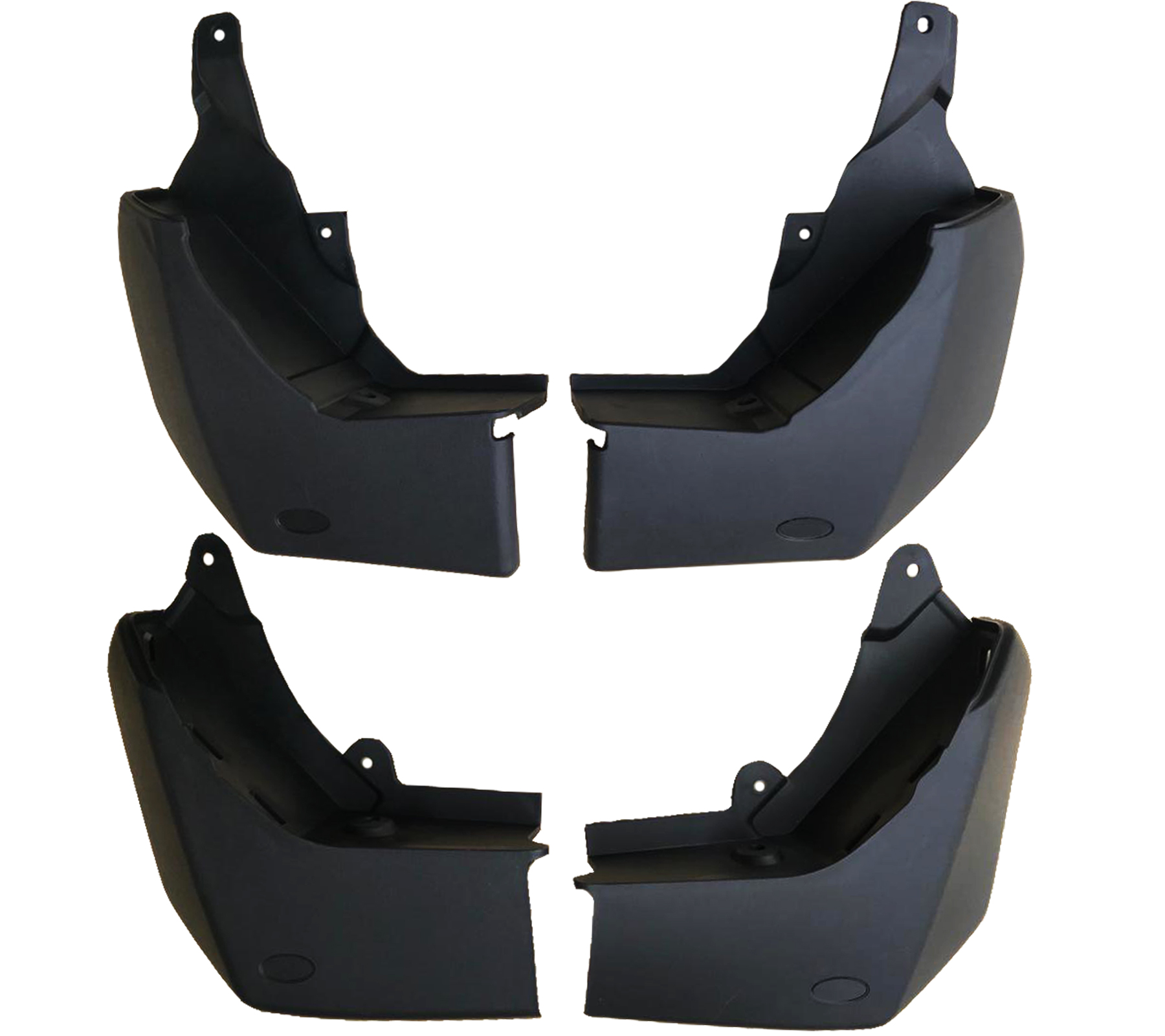 Set Of Front & Rear Mud Flaps, Mudflaps Kit For Land Rover Discovery Mk3, Mk4 (2004-2016)