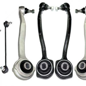 For Mercedes C-Class Front Upper Lower Suspension Wishbone Control Arms Link Kit