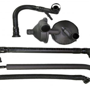 BMW E46, E39, E60, E61, E65, X3, Z3, Z4 Crank Ccv Case Valve & Breather Hoses Kit 11617504535