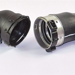 2X Intercooler Turbo Hose Pipe Top & Bottom Side 11617799402 For BMW E60, E61, 525D, 530D, 535D