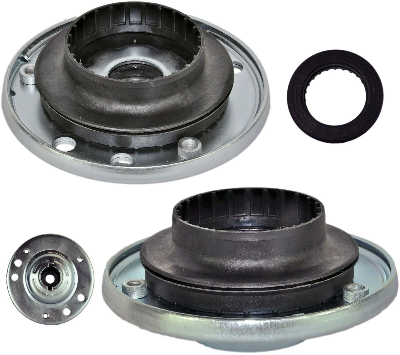Pair Of Front Suspension Top Strut Mounts & Bearings For Fiat Croma, Opel/Vauxhall Vectra C & Saab 9-3
