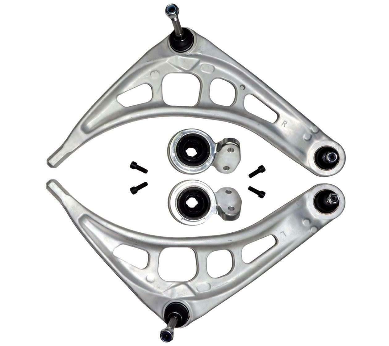 For Bmw 3 Series E46 Front Lower Suspension Wishbone Control Arms & Bushes X2