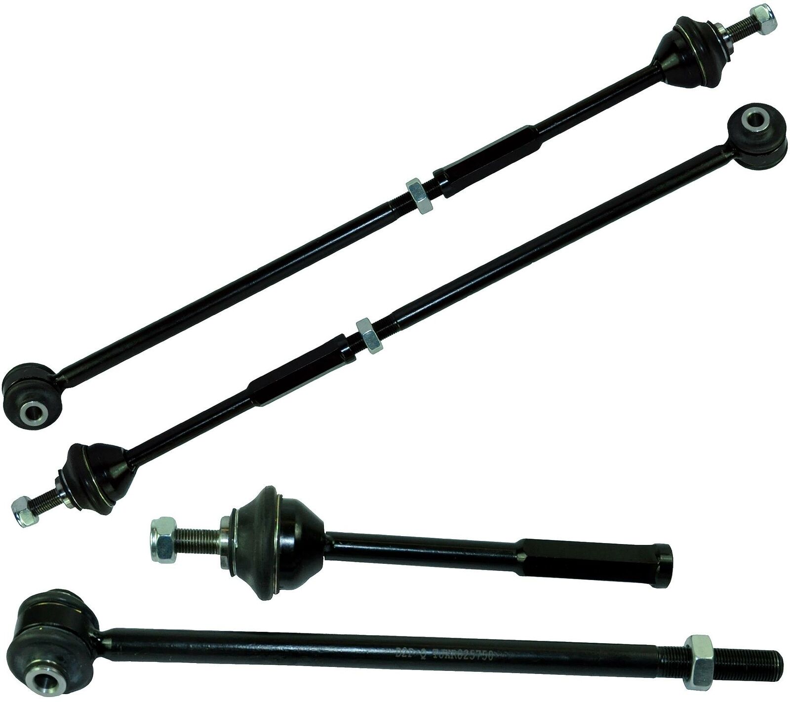 Pair Of Rear Tie Rod Link Bars / Track Rod Arm Stabiliser Links For Jaguar S-Type Ccx 3358901