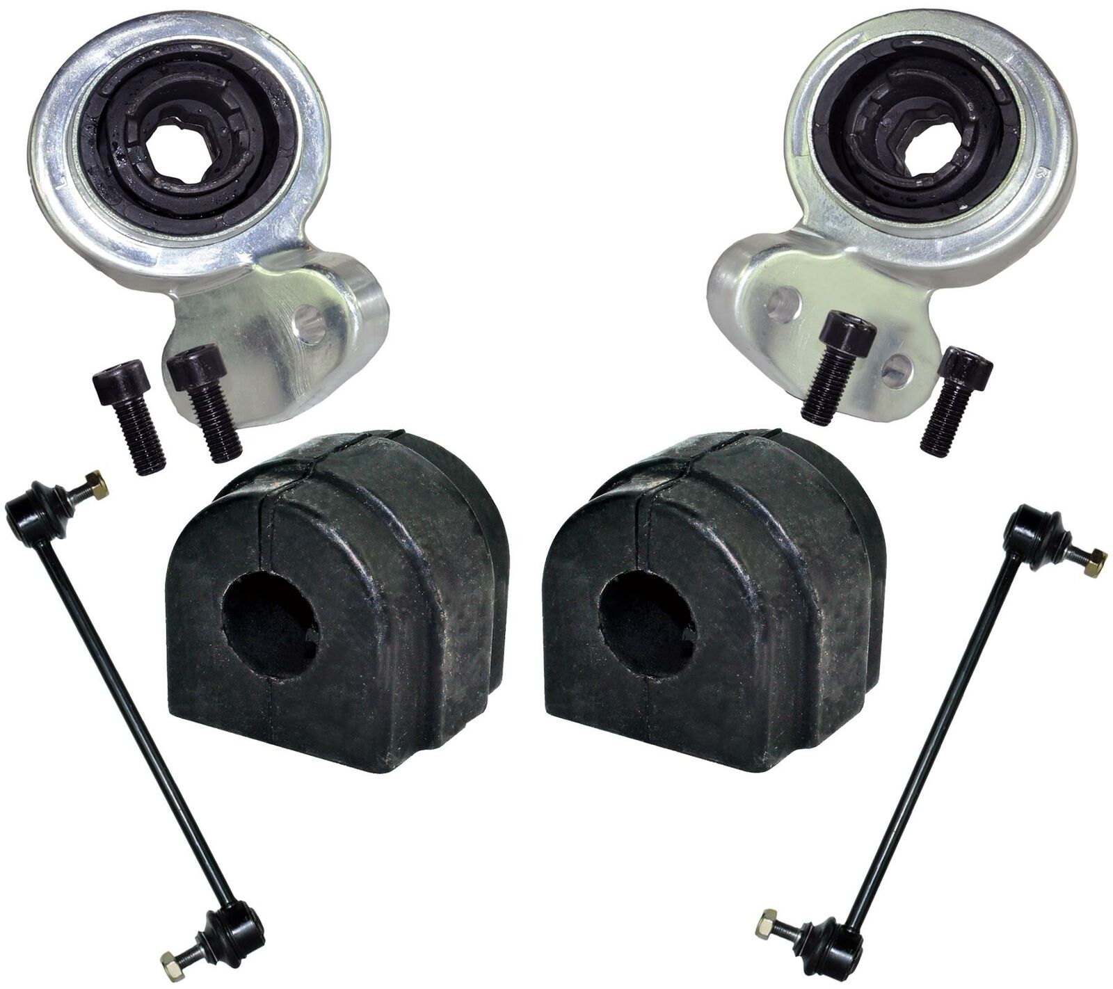 BMW E46 FRONT STABILIZER ANTI ROLL BAR RUBBER BUSHES,DROP LINKS & BUSHES