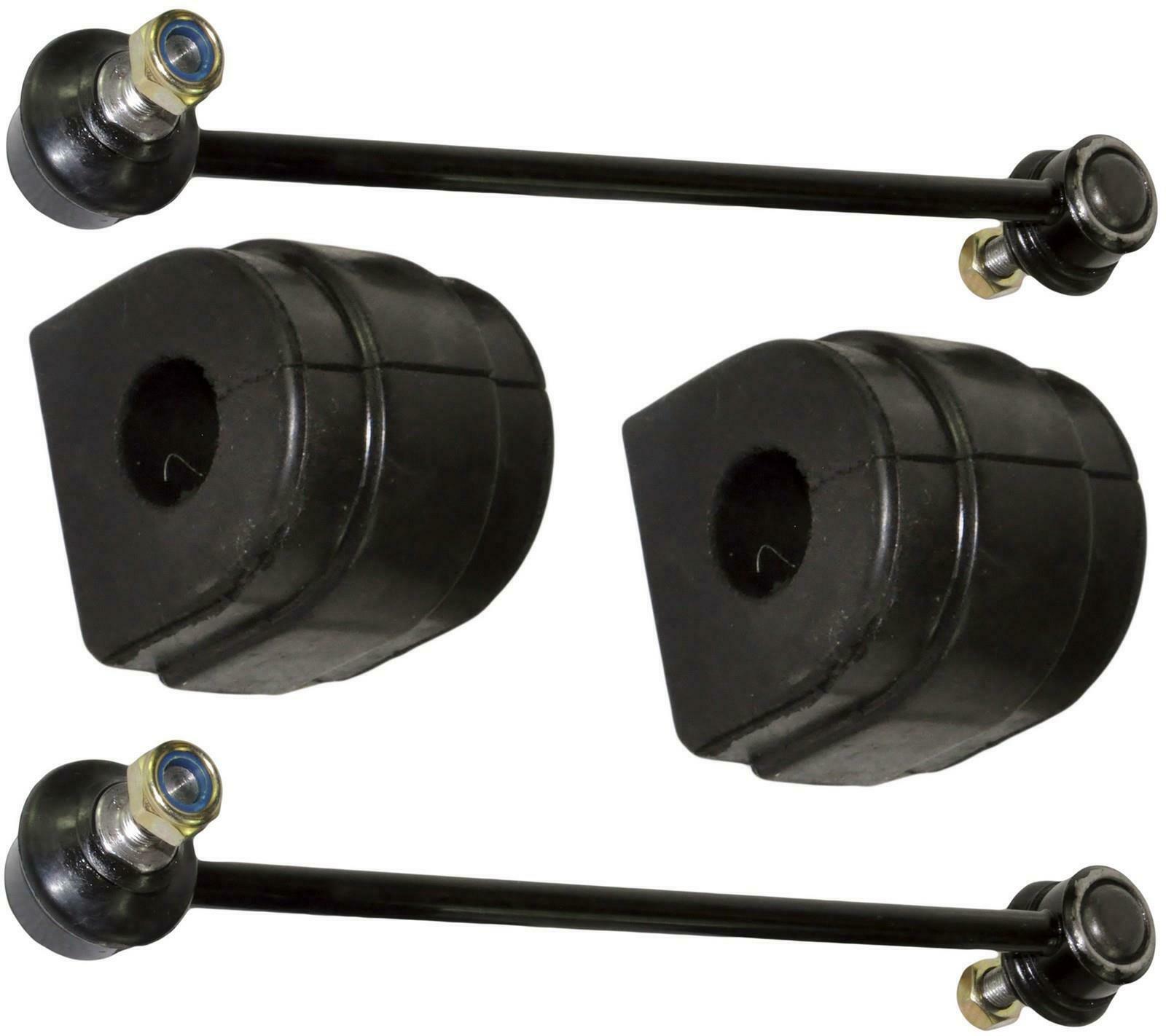 Pair Of Front Anti Roll Bar Stabiliser Droplinks M10 X 1,5 Mm + 23Mm Bushes Kit For Bmw E46