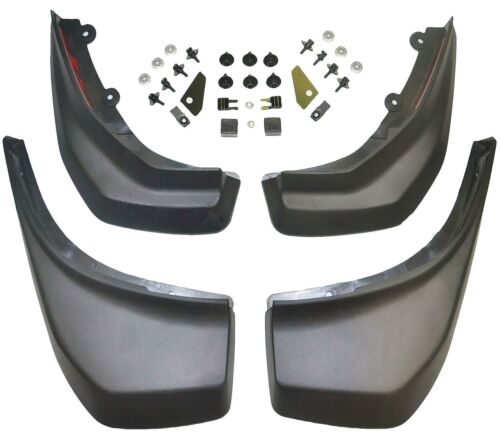 Set Of Front & Rear Mudflap, Mud Flaps Kit For Range Rover Evoque Vplvp0065 & Vplvp0069
