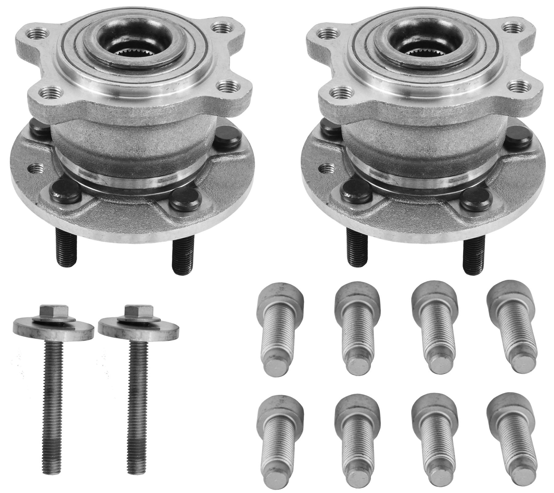 Rear Hub Wheel Bearing Kits Pair For Ford Kuga Mk1 2.0 2.5 4X4 2008-2012 - Image 6