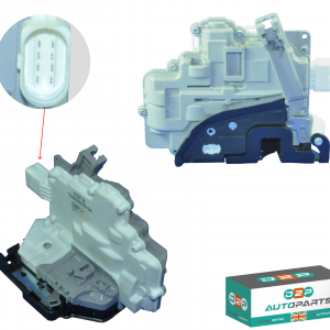 8J2837015A Front Left Passenger Side Door Lock Mechanism Replacement For Audi A4 (B8), A5, Q3, Q5, Q7, Tt, Touareg