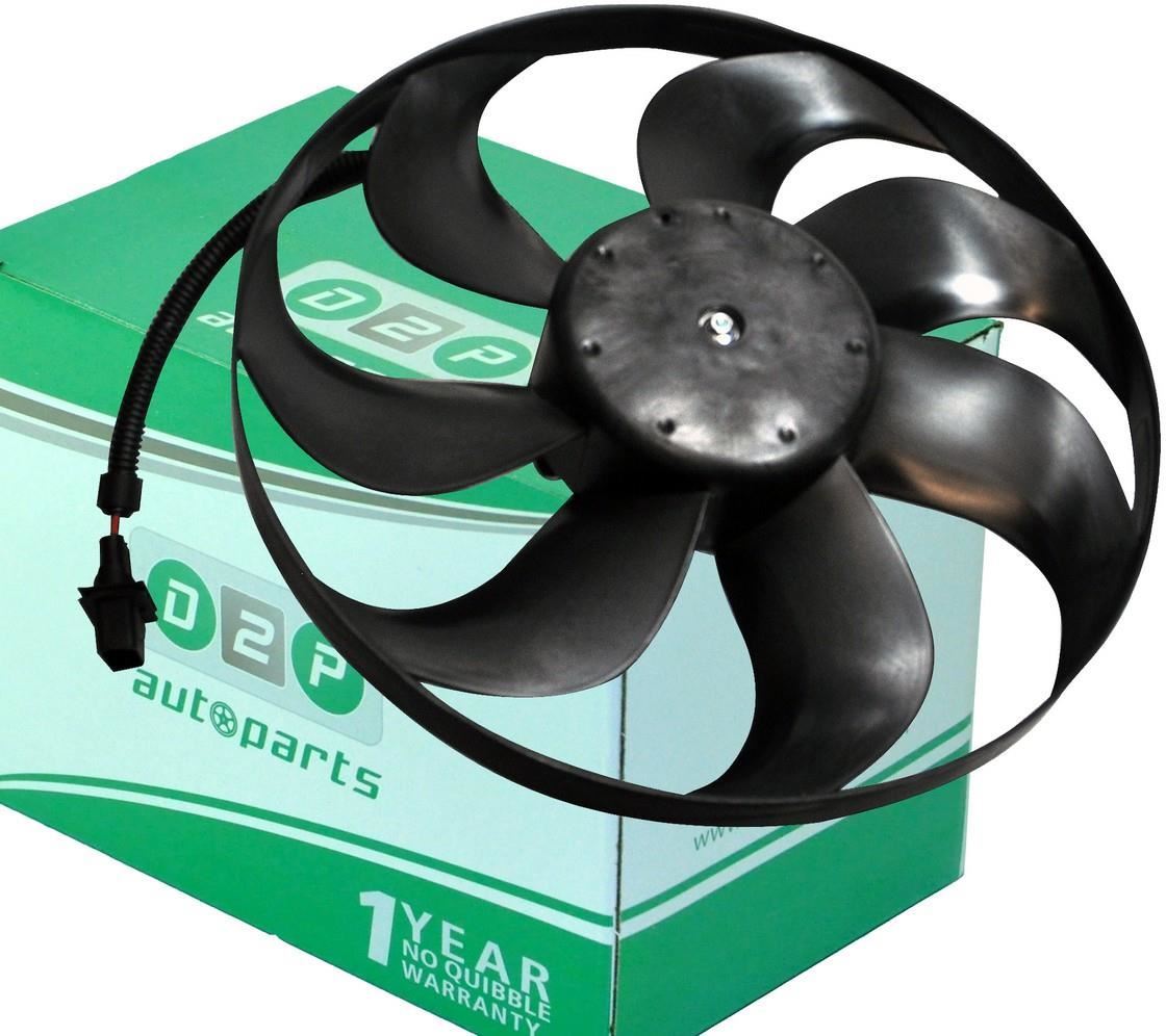 1J0959455F Radiator Cooling Fan Electric Replacement For VW Octavia, Fabia, Bora, Golf, Polo