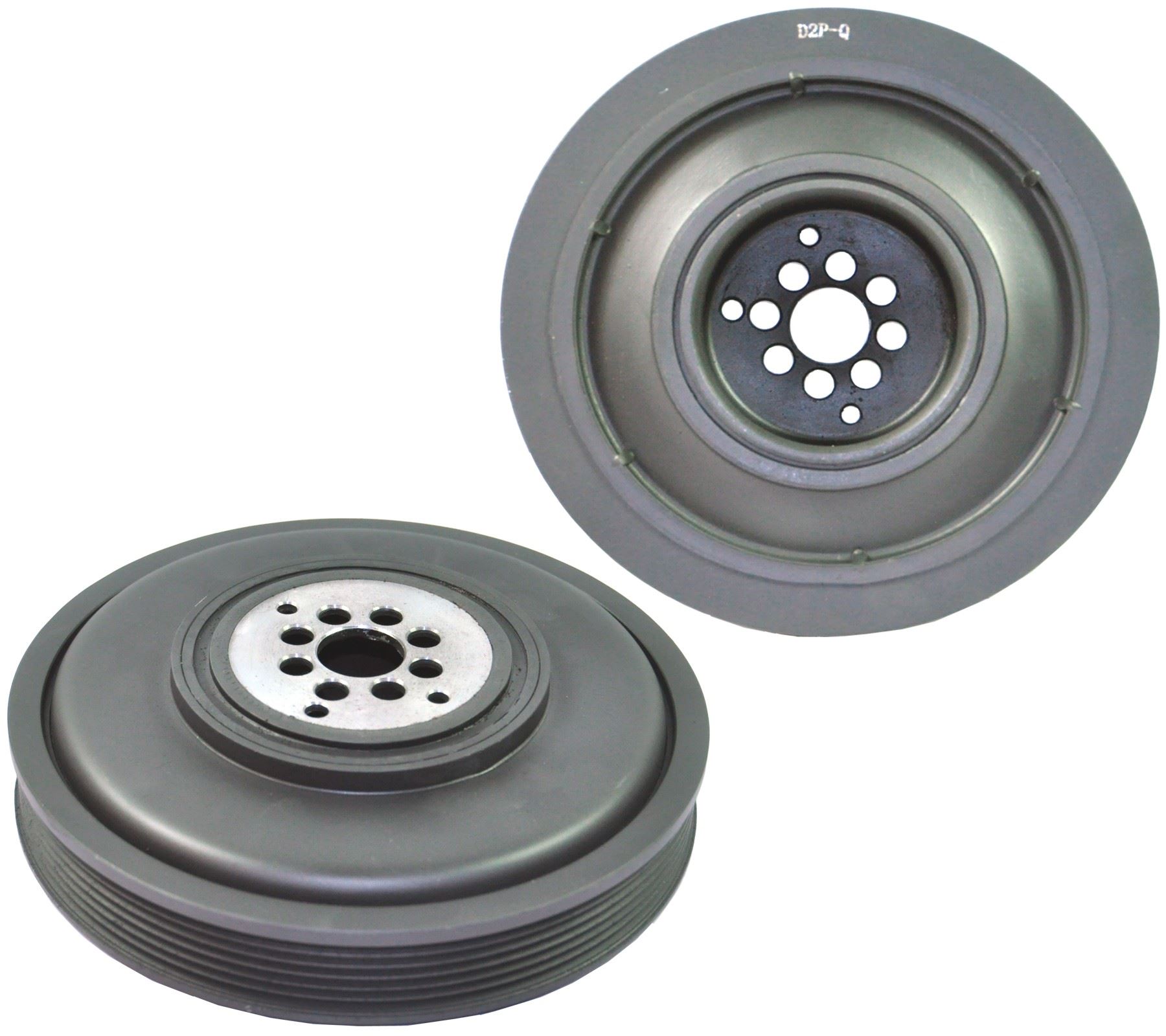 059105251AA Engine Crank Shaft Pulley Damper Replacement For VW Phaeton, Touareg, A4 (B7), A6 (C6, C7), Q5, Q7 - Image 2