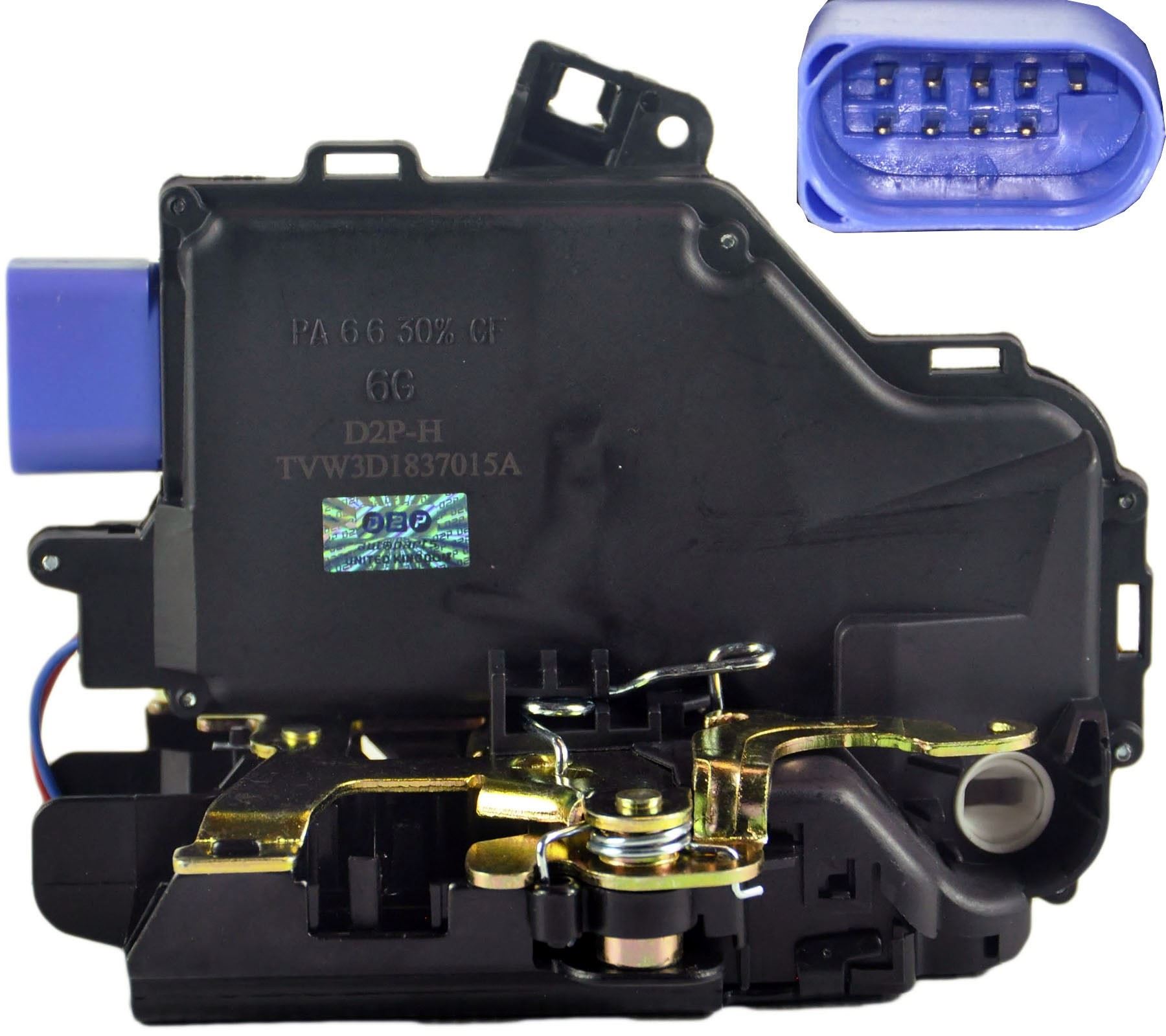 3D1837015A Front Left Passenger Side Door Lock Mechanism Replacement For VW Golf, Altea, Octavia - Image 6