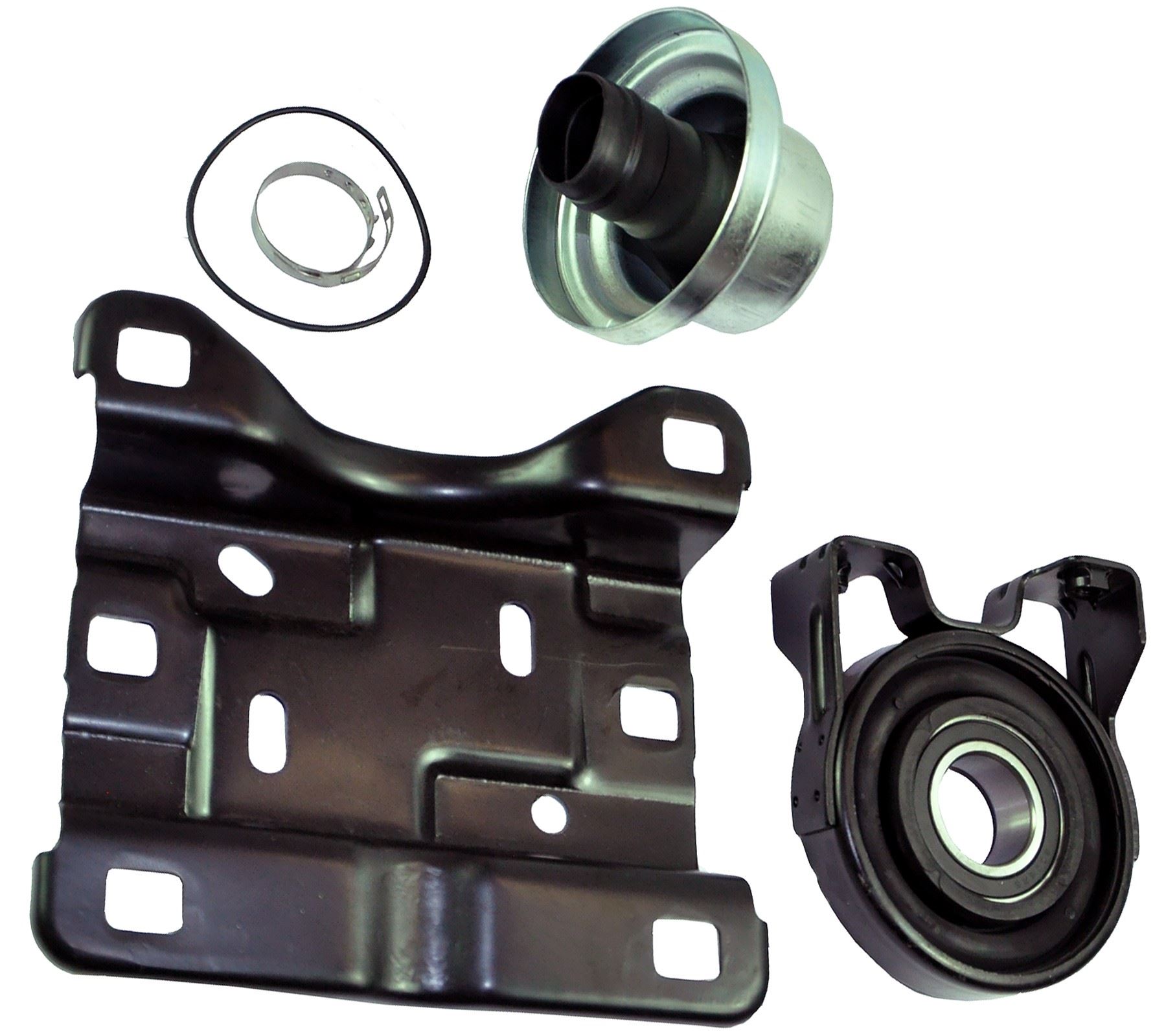 7L6521102Q Propshaft Center Bearing, Coupling Boot Plate Kit Replacement For Audi Q7 VW Touareg - Image 2