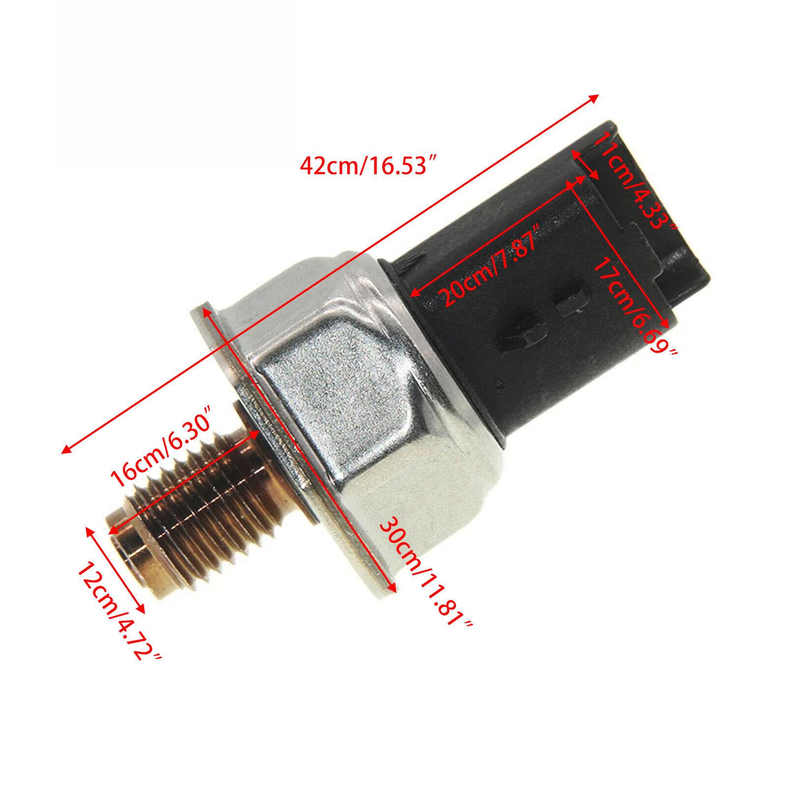 9664111780 Fuel Rail Pressure Sensor Replacement For Peugeot Expert Fiat Ford Volvo Toyota Citroen - Image 3