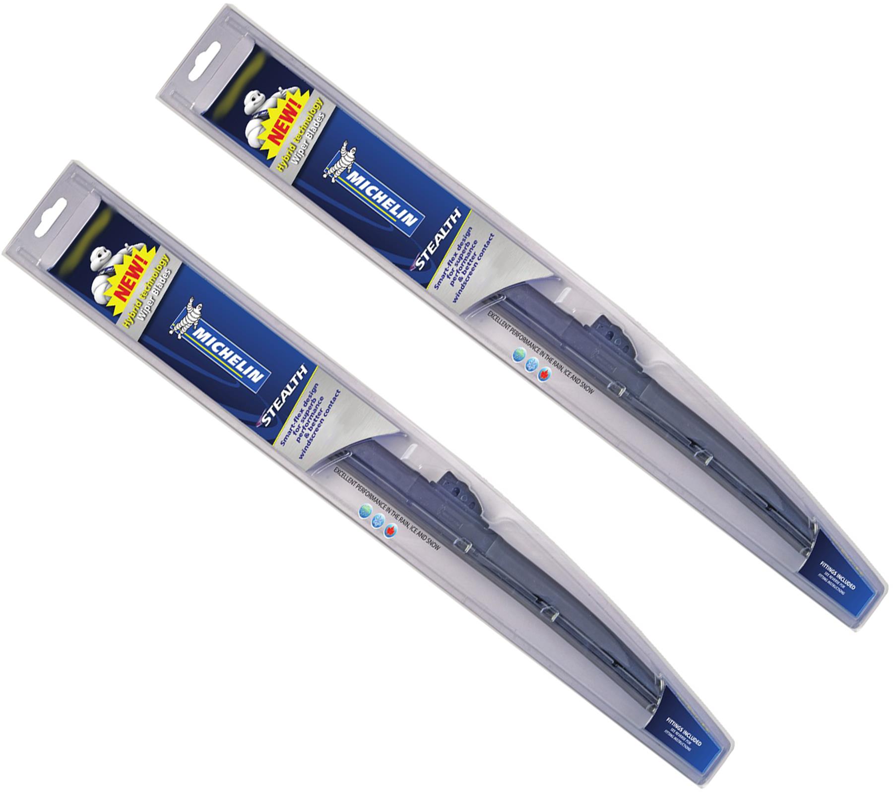 Michelin Stealth Hybrid Wiper Blades Pair 17"/21" - Image 2