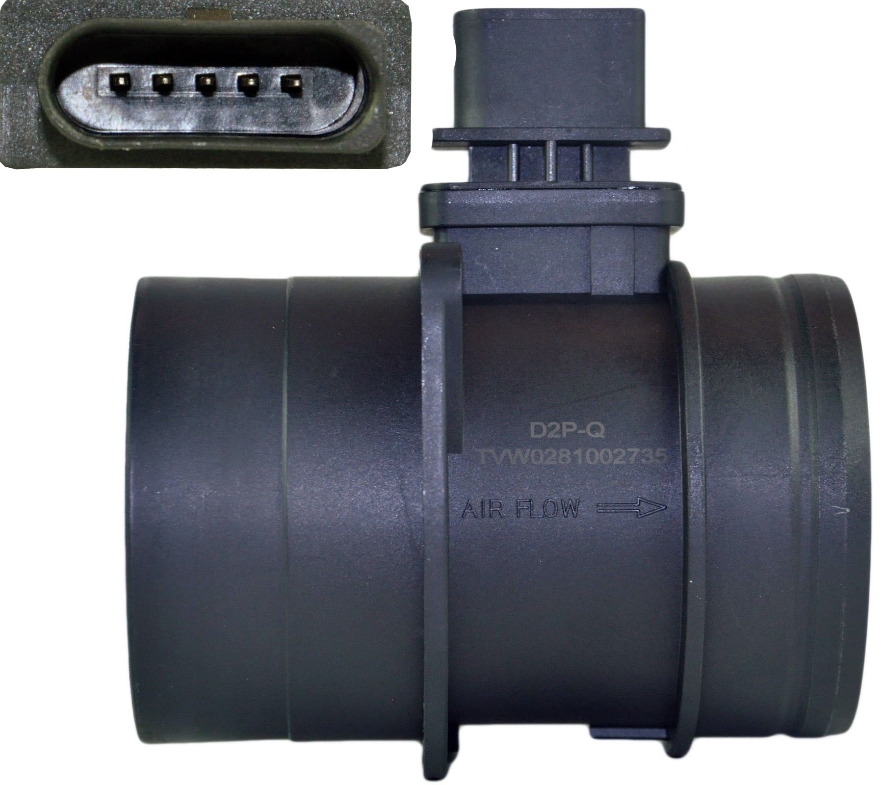 0281002735 Mass Air Flow Meter Sensor Replacement For Touareg, Multivan Mk5, Transporter Mk5 - Image 6