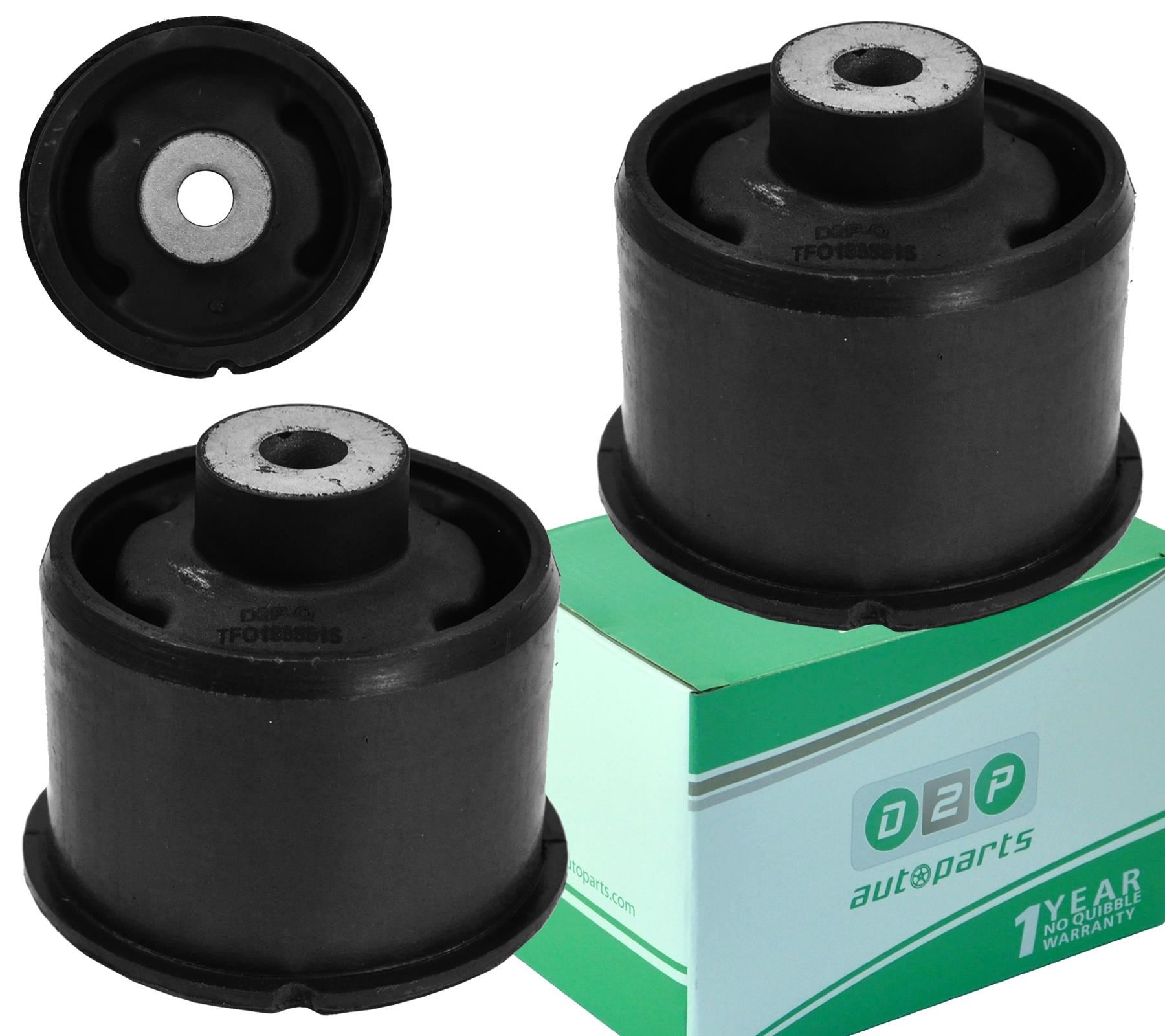2x Rear Axle Mounting Bushes Suspension for Ford: B-Max, Fiesta