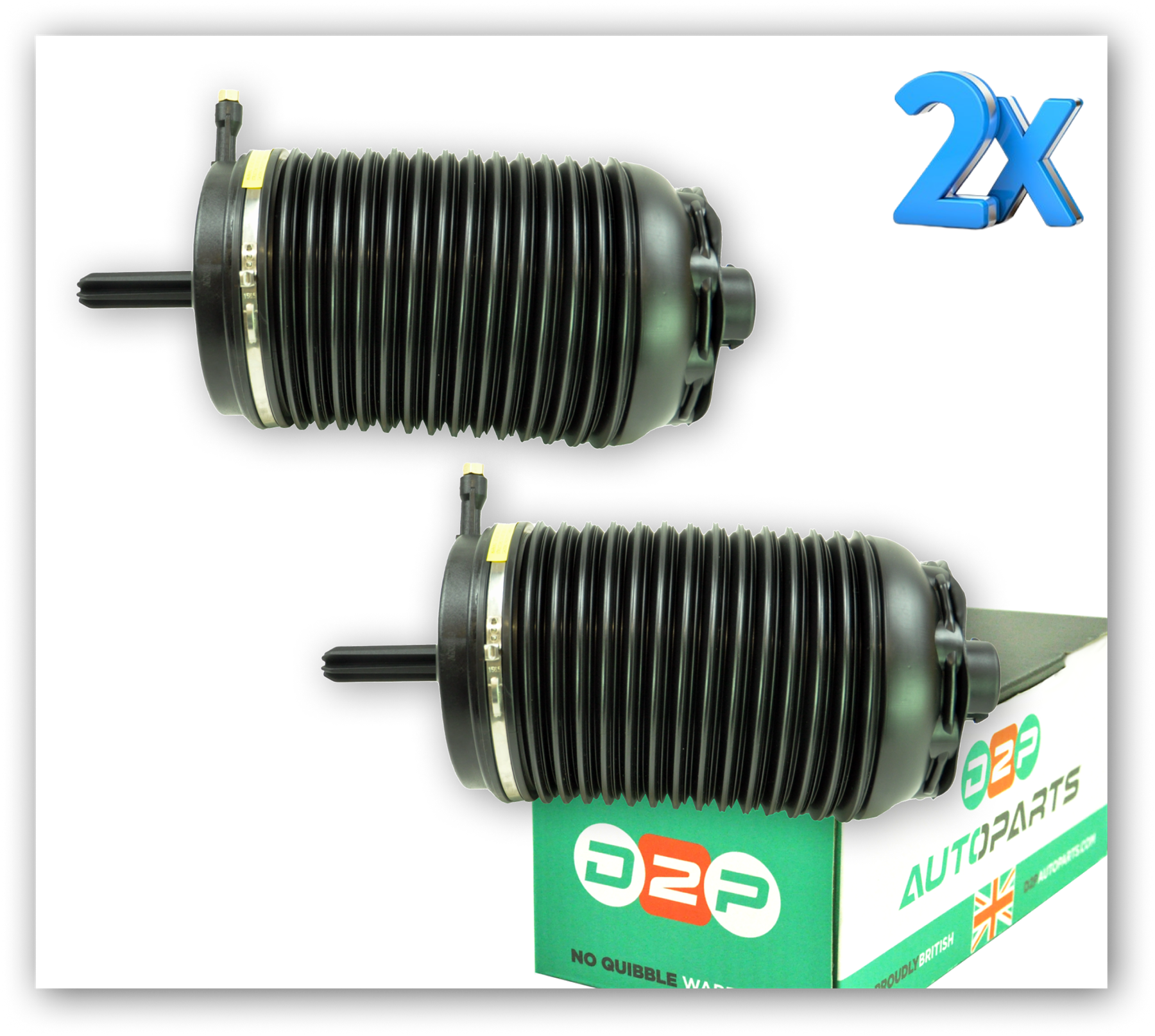 95B616001H Rear Left Right Air Suspension Spring Air bag Replacement For Porsche Macan 95b (Pair)