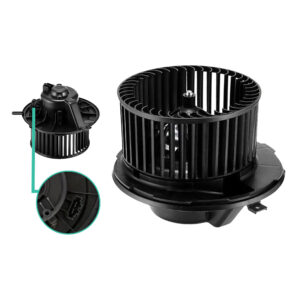 D2P Front Heater Blower Motor Fan Replacement | Compatible With 11-18 Audi Q3 8UB/8UG, 03-12 Audi A3 8P1 | 1K2819015
