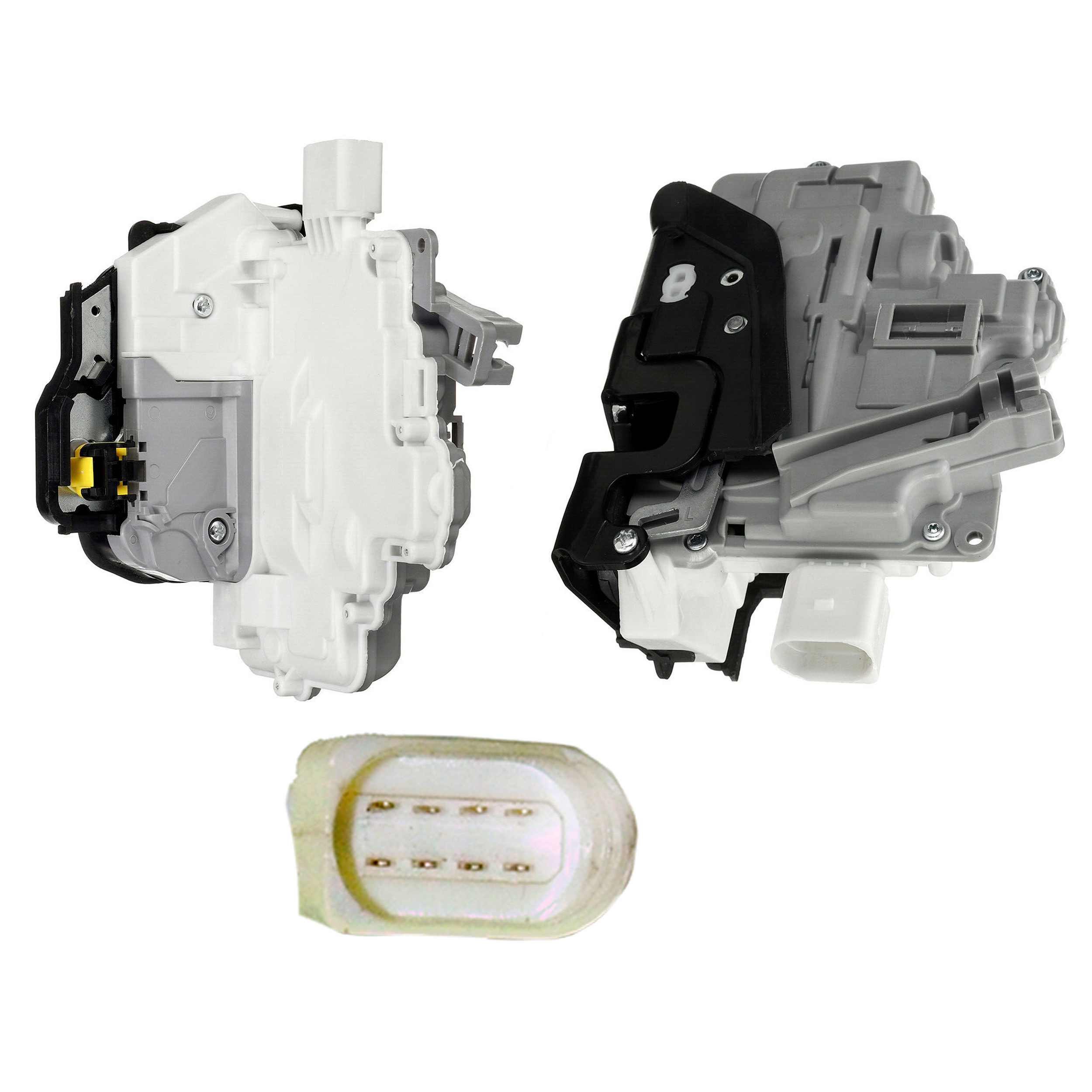 Pair Front Left Door Lock Actuator Mechanism for Audi: A3, A4, A6, A6 Allroad, A8, Seat: Exeo
