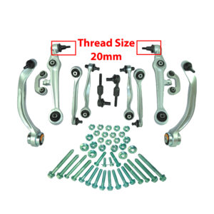 Front Wishbone Track Control Arms Kit (20 Mm) For A4, A6, A8, Exeo/St, Passat