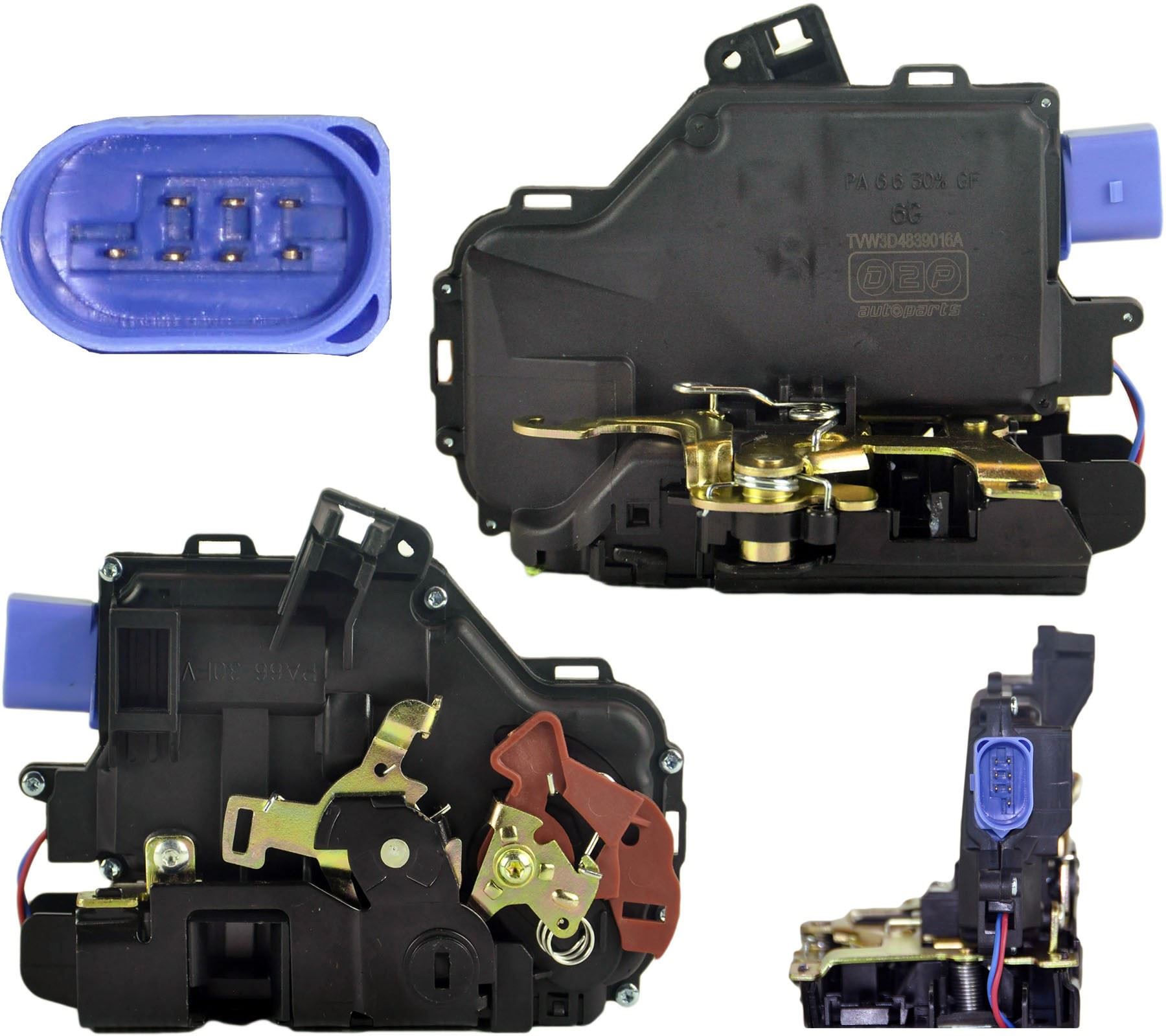 3D4839016A Rear Right Door Lock Actuator Replacement For VW Golf, Touareg, Altea, Octavia - Image 7