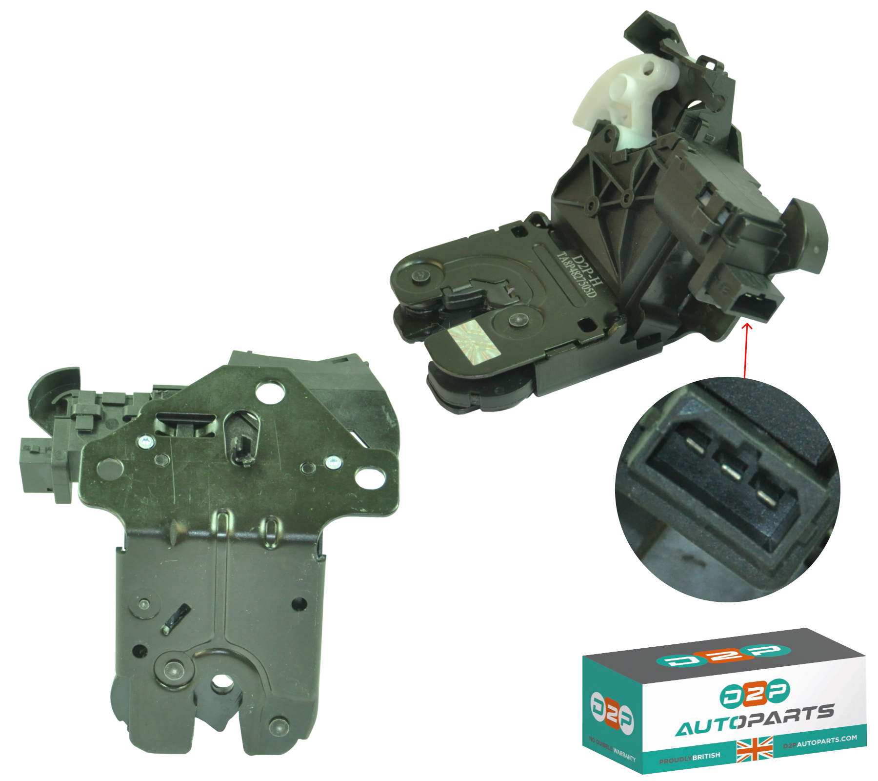 Rear Trunk Boot Lid Lock Mechanism