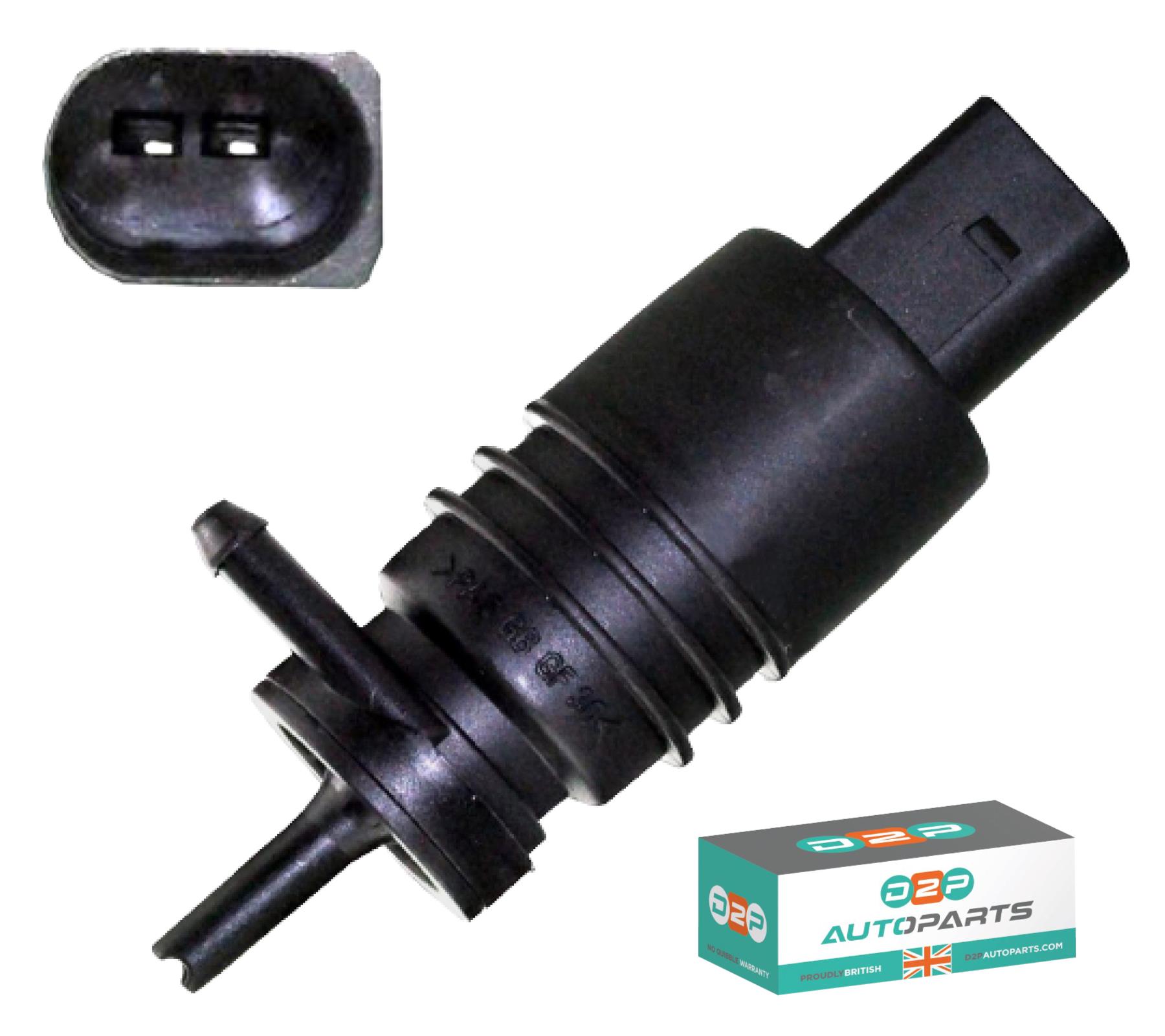 Single Outlet Washer Pump For Audi/Bmw/Mercedes/Seat/Skoda/Smart/Vw