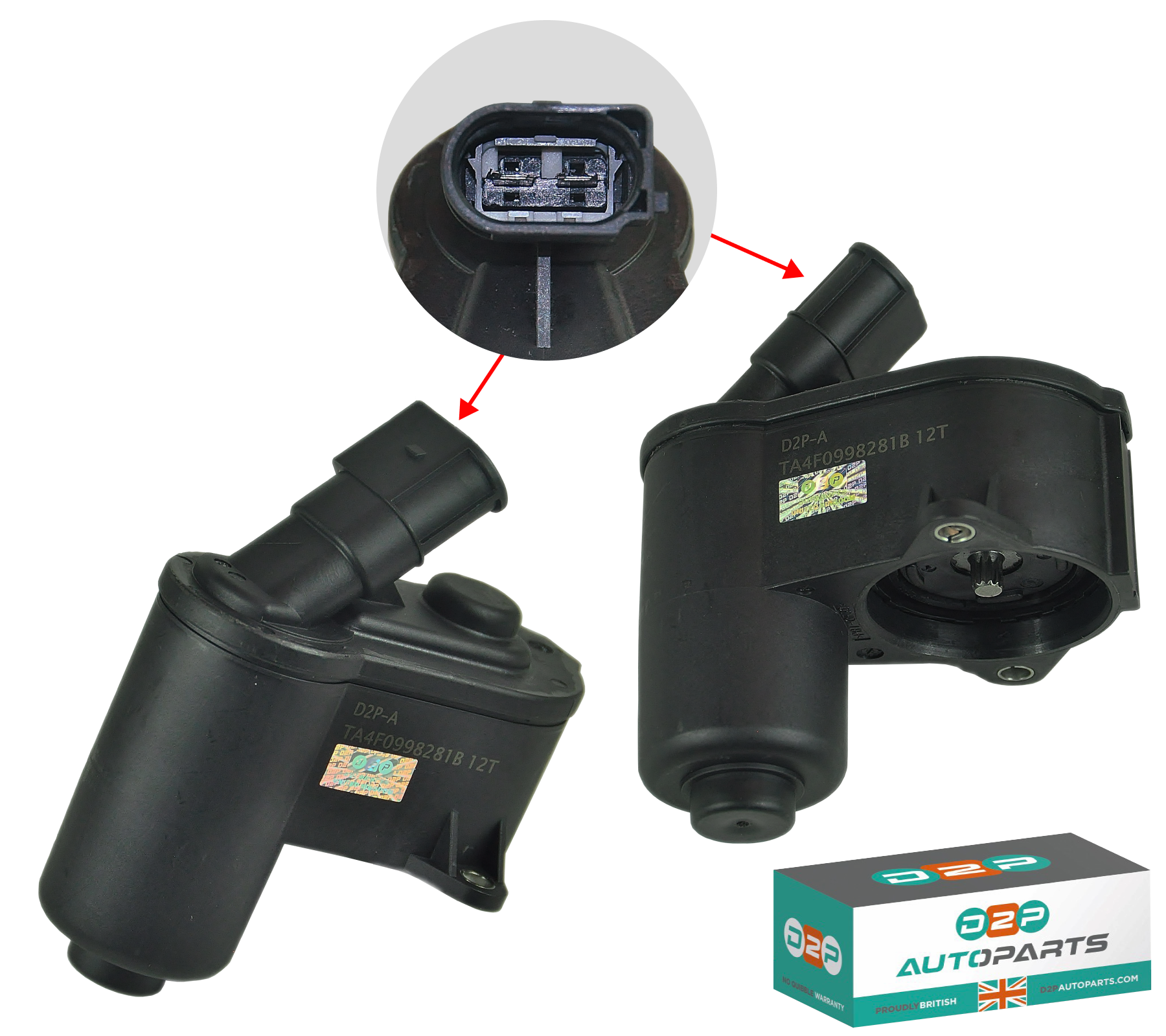 Rear Brake Caliper Servo Motor 12 Torx For A6, 4F2, C6, 32329695