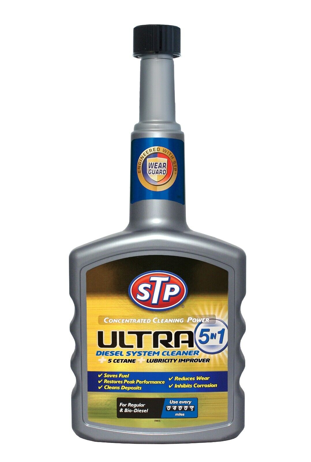STP Ultra 5in1 DIESEL Injector Fuel System Cleaner Treatment Power Booster 400ml - Image 2