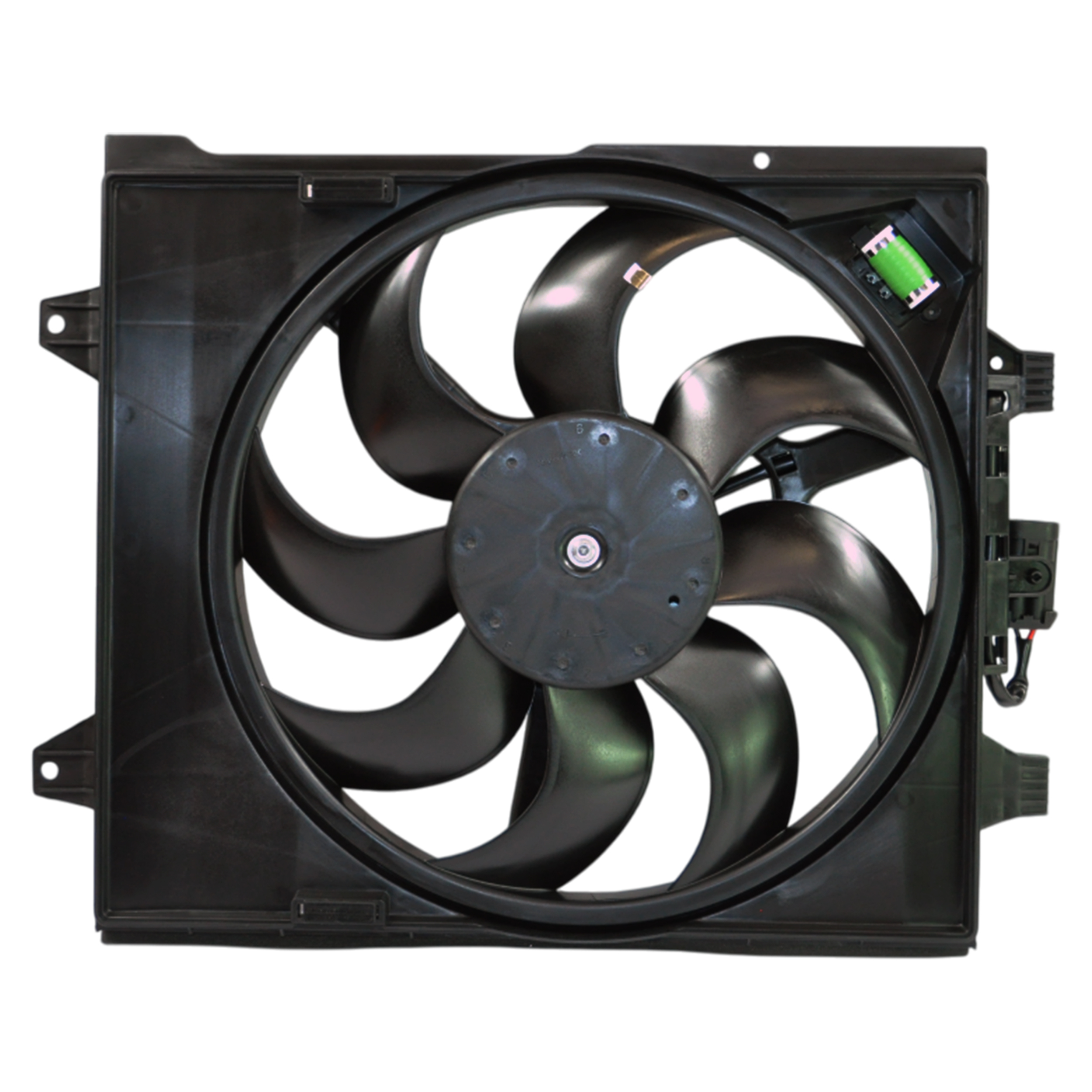 D2P Engine Cooling Radiator Fan Compatible With 2006 - 2019 Vauxhall / Opel Adam, Corsa Replaces 51787116 - Image 2