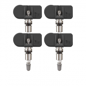 D2P Tyre Pressure Monitoring System Sensor Set Of 4 Compatible With 2009 - 2019 Nissan Juke F15, Micra IV K13K, Primera Replaces 40700JY00C