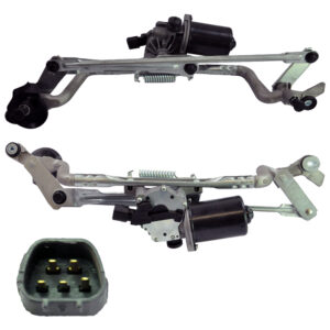 D2P Wiper Motor Replacement Front Compatible With 2008 - 2018 Lexus HS250h, Toyota Sai, Prius Replaces 8511047190