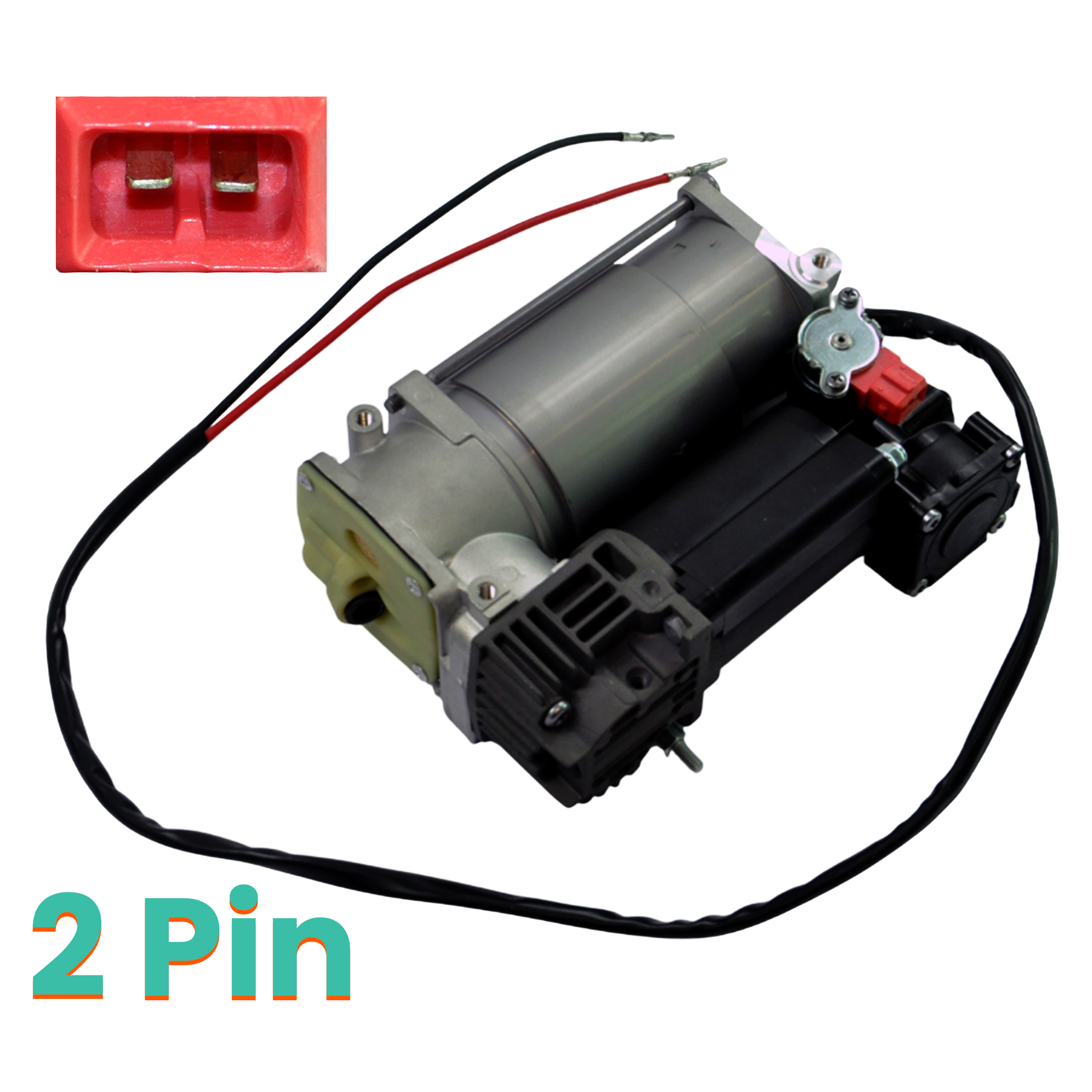 D2P Suspension System Car Air Compressor Pump Compatible With 1997 - 2008 Bmw 5 Touring E39 525 Replaces 6778773