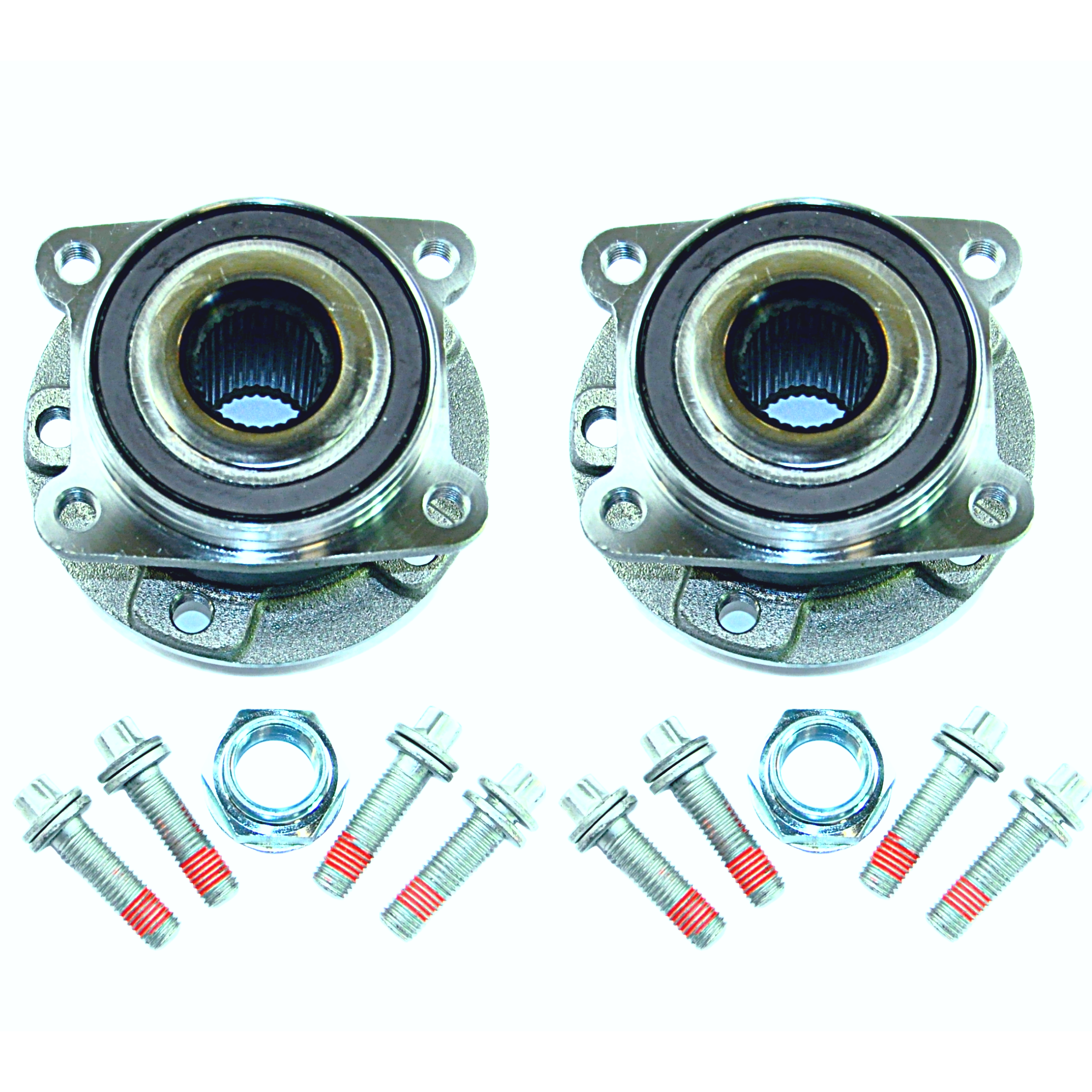 D2P Wheel Bearing Hub Pair Replacement For Rear Left & Right Compatible With 2014 - 2017 Jeep Cherokee KL Chrysler 200 2.4 Petrol Replaces 04779869AA