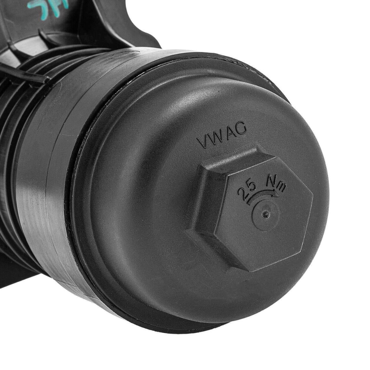 D2P Engine Oil Filter Housing Replacement Front Compatible With 2016 - 2020 Audi A4, A5, A6, A7, A8, Q7 Replaces 06M115401E - Image 5