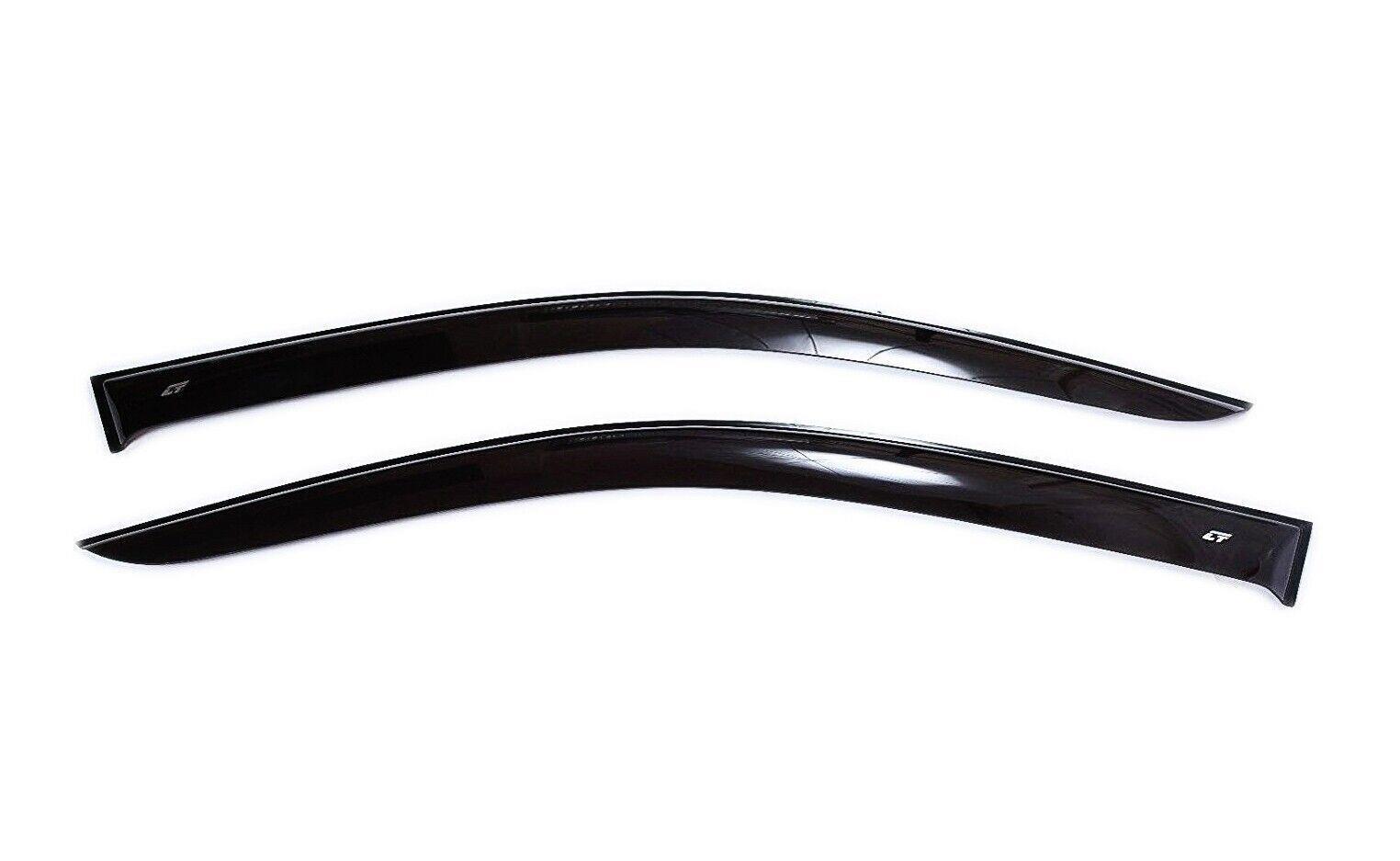 D2P 2Pcs Of Wind Deflectors Replacement Front Compatible With 2014 Onwards Ford Transit V185 Van Replaces 2626201