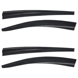 4pcs Of Front & Rear Wind Deflectors for Dacia: Sandero
