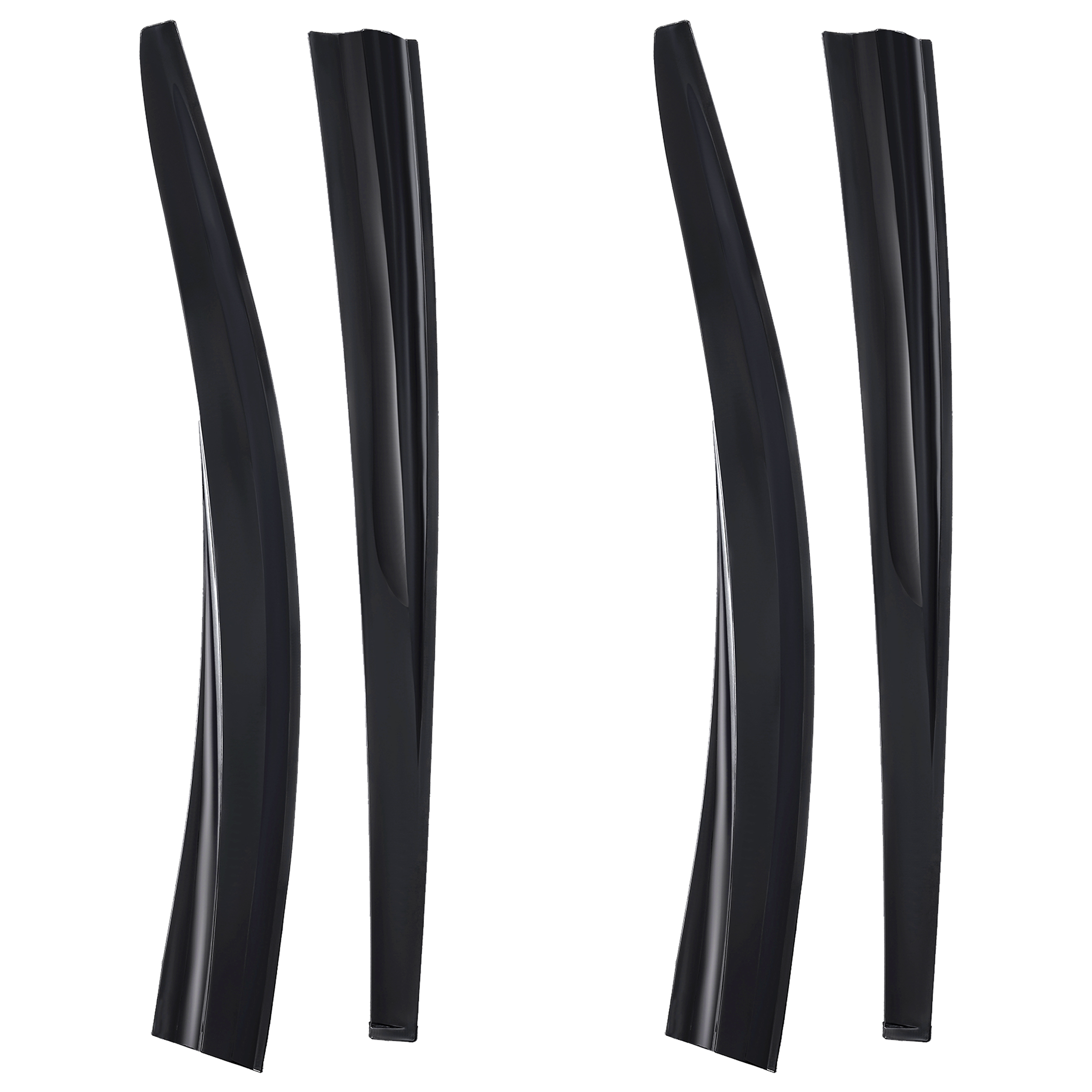 Wind Deflectors Set for Dacia Sandero Front and Rear