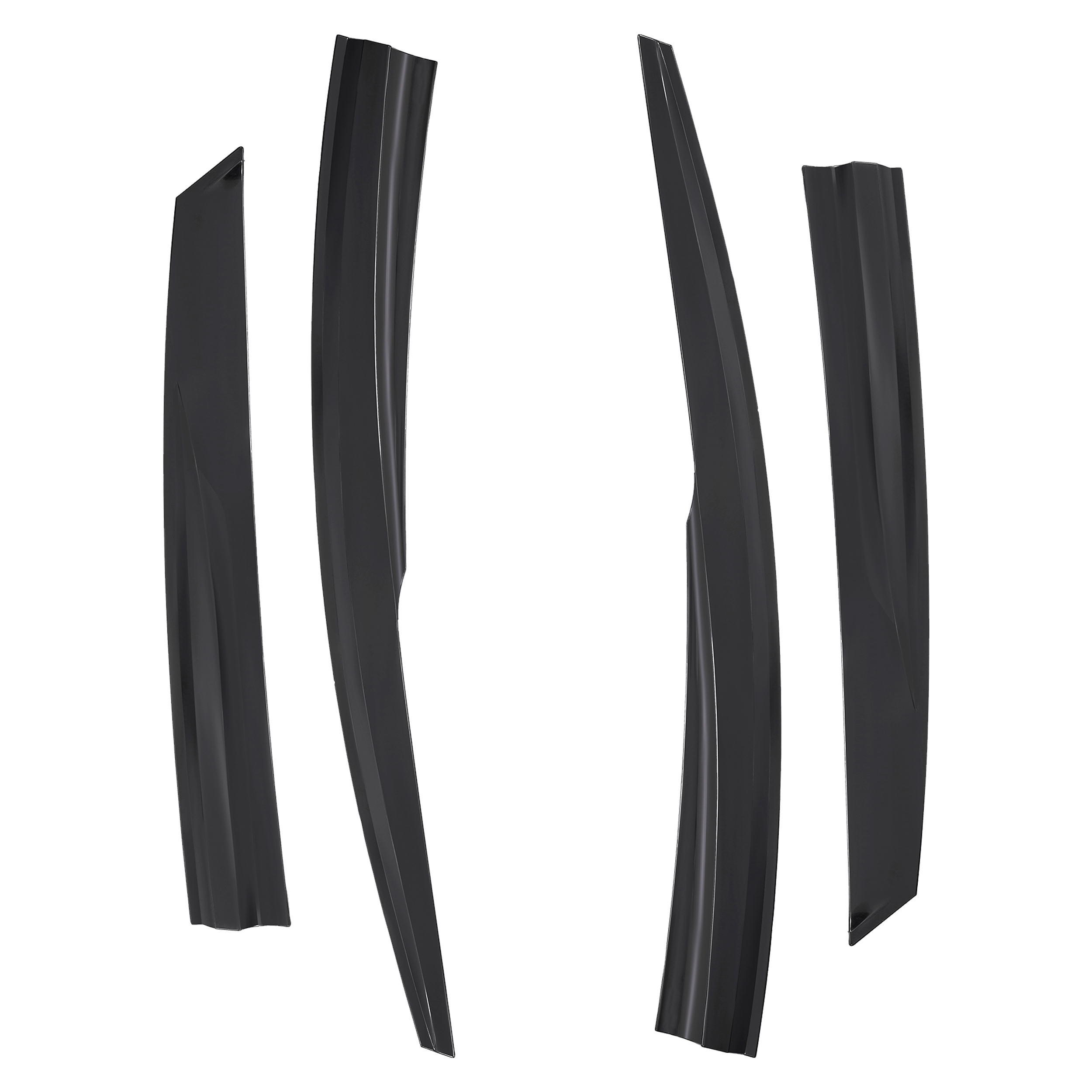 D2P 4Pcs Of Wind Deflectors Replacement Front And Rear Compatible With 2011 Onwards Ford Focus MK3 Replaces 2608200 - Image 2