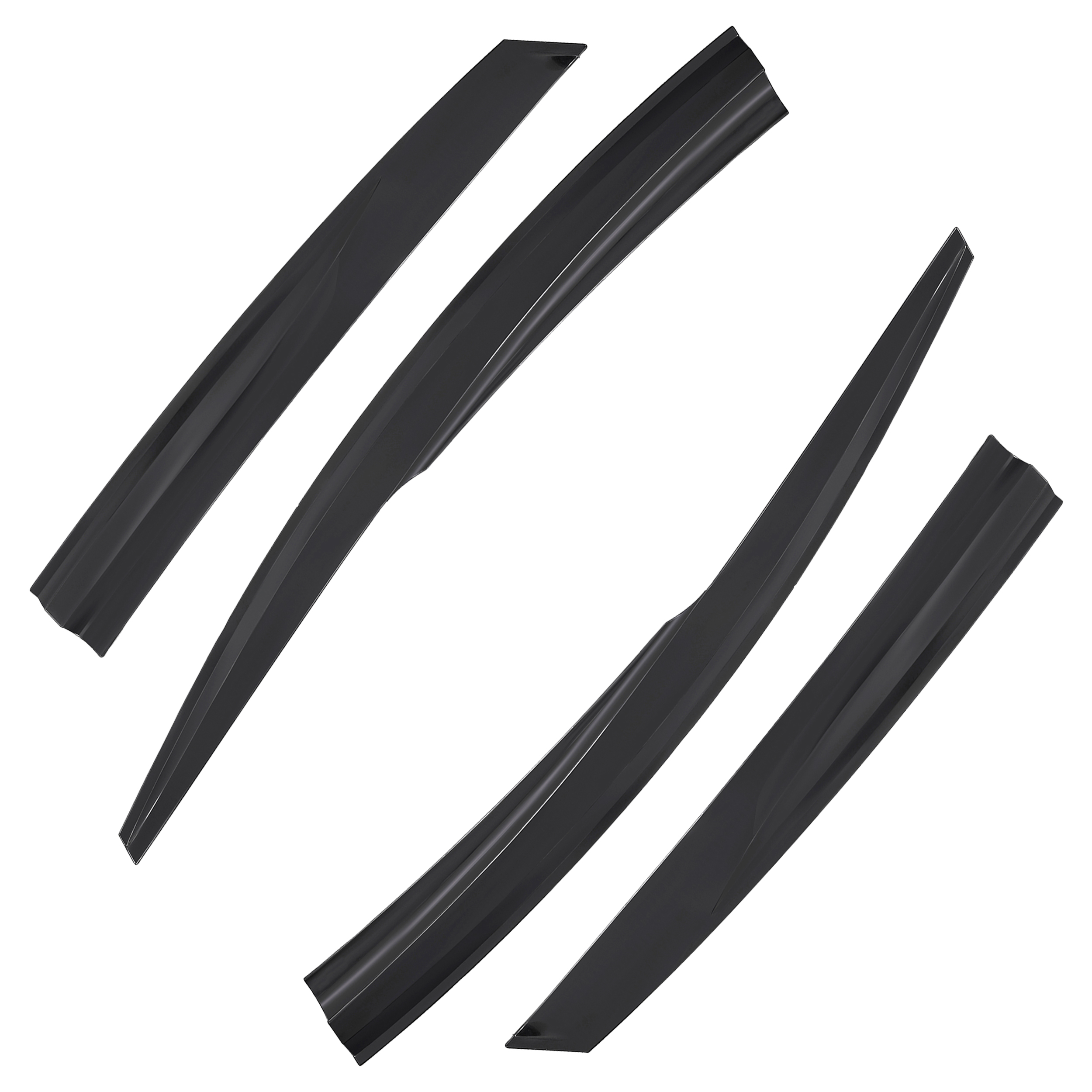 D2P 4Pcs Of Wind Deflectors Replacement Front And Rear Compatible With 2011 Onwards Ford Focus MK3 Replaces 2608200 - Image 3
