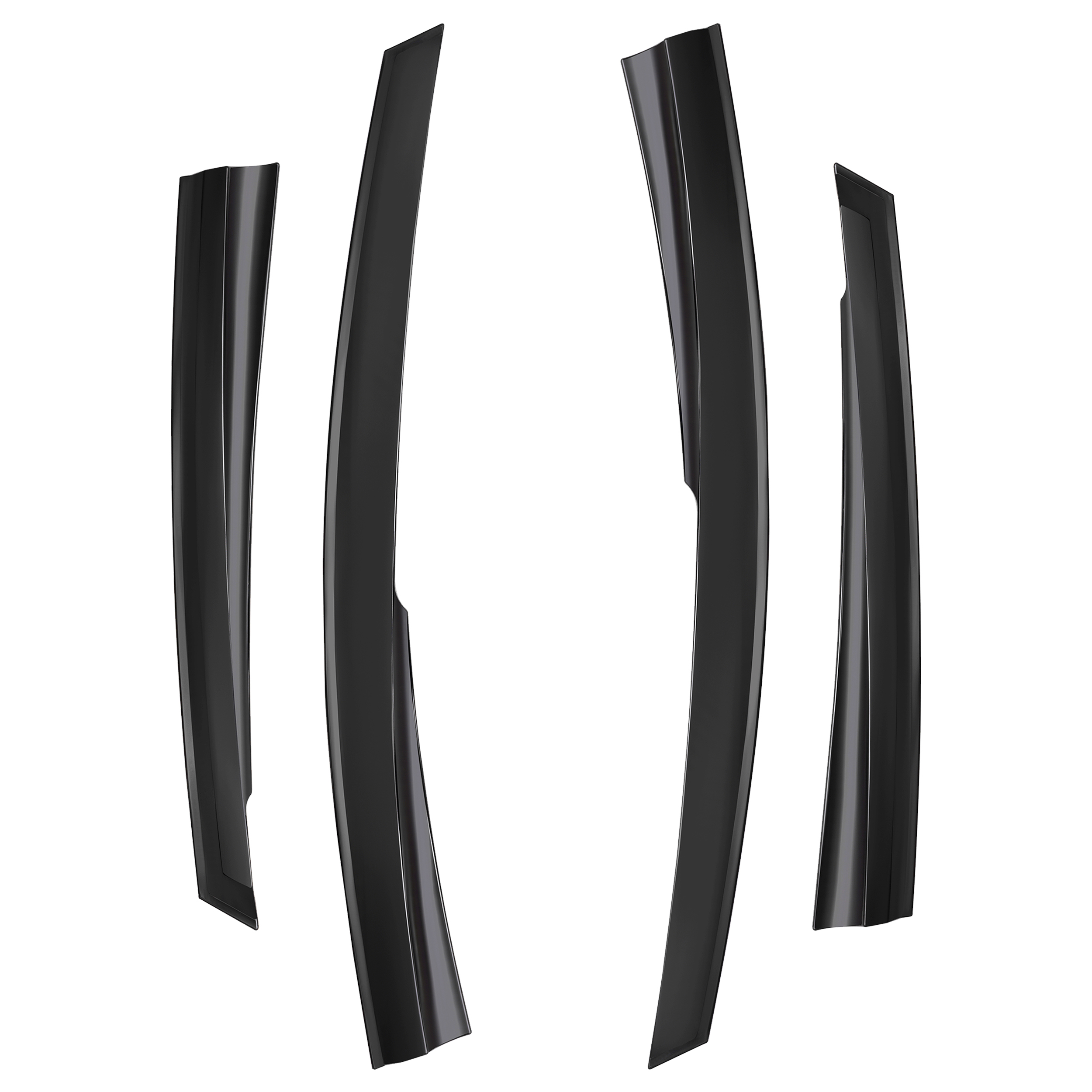 4pcs Of Front & Rear Wind Deflectors for Ford: Fiesta - Image 2